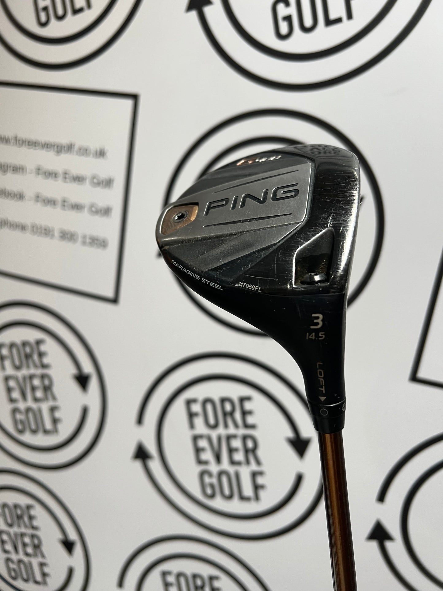 PING G400 3 WOOD / 15 Degree / Mens RH / 65g Reg Flex