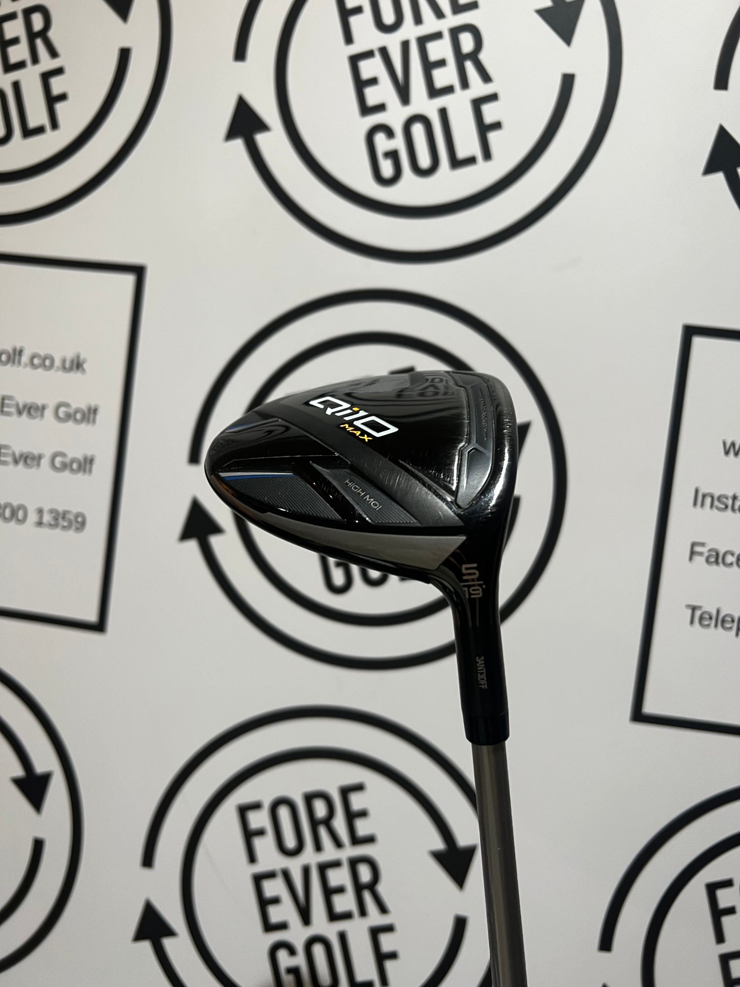 TAYLORMADE Qi10 MAX 5 WOOD / 19 Deg / RH / 50g Reg Flex