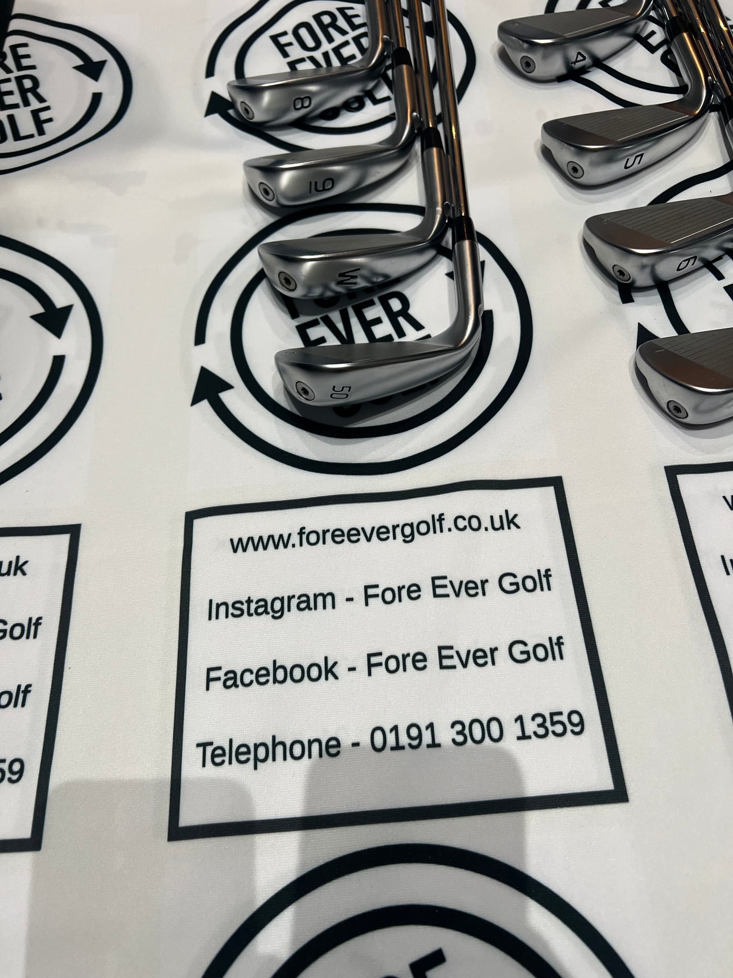 PING G430 IRONS / 4 - GW / Blue Dot / 98g Reg Flex / RH
