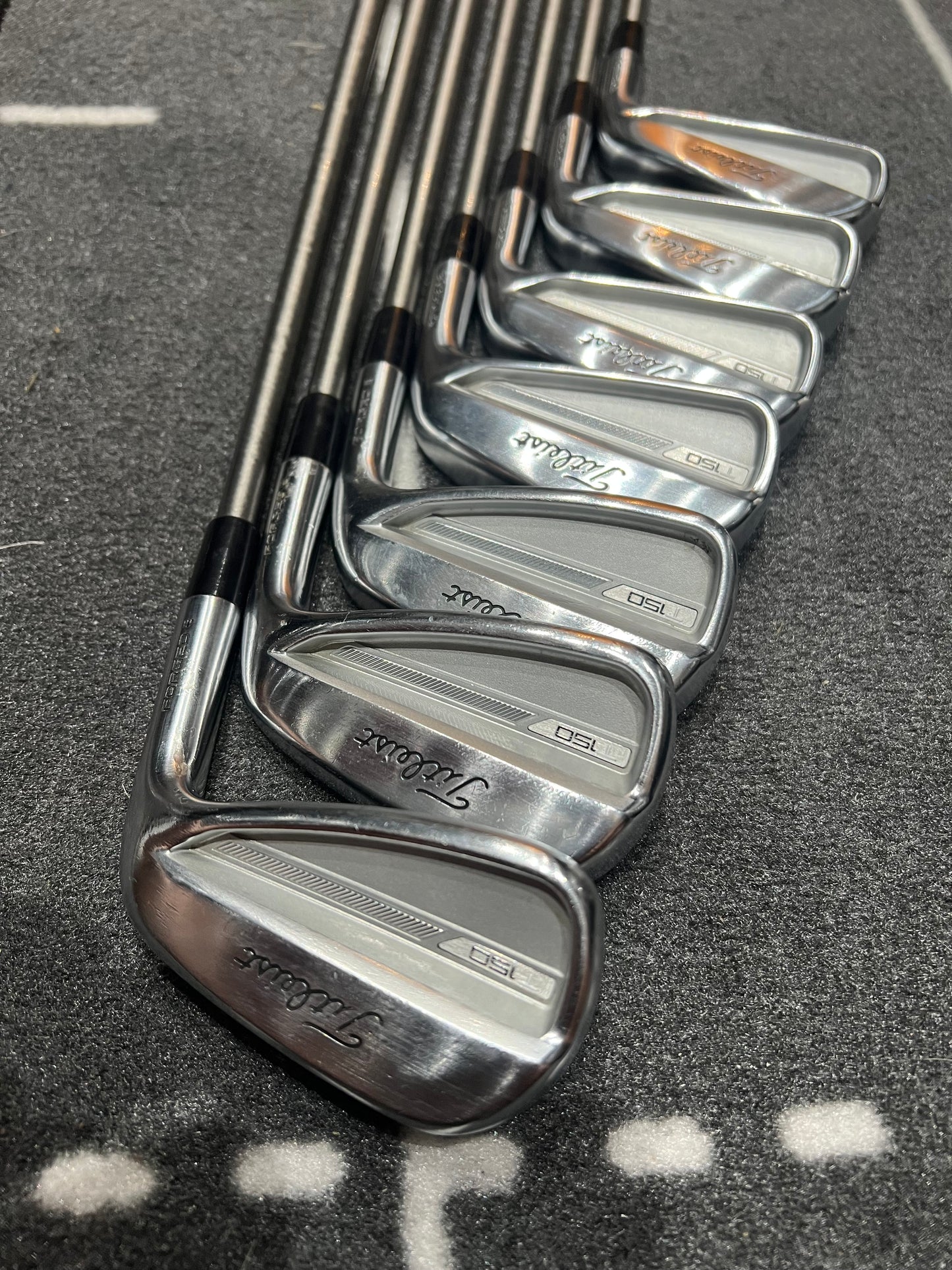 TITLEIST T150 IRONS / 4 - PW / RH / Upgraded 95g Stiff Flex Steel Fiber Shafts