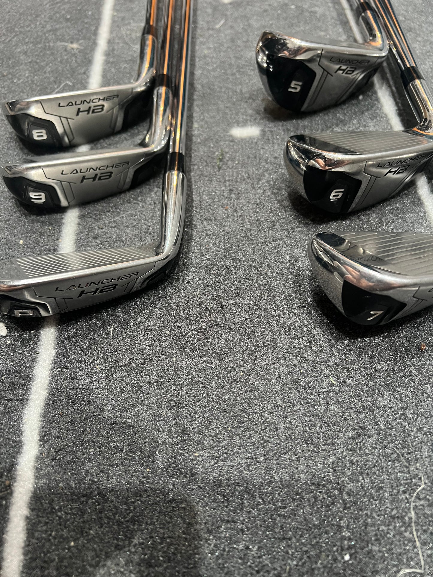 CLEVELAND LAUNCHER HB TURBO IRONS (5 - PW), Mens RH, 98g Reg Flex