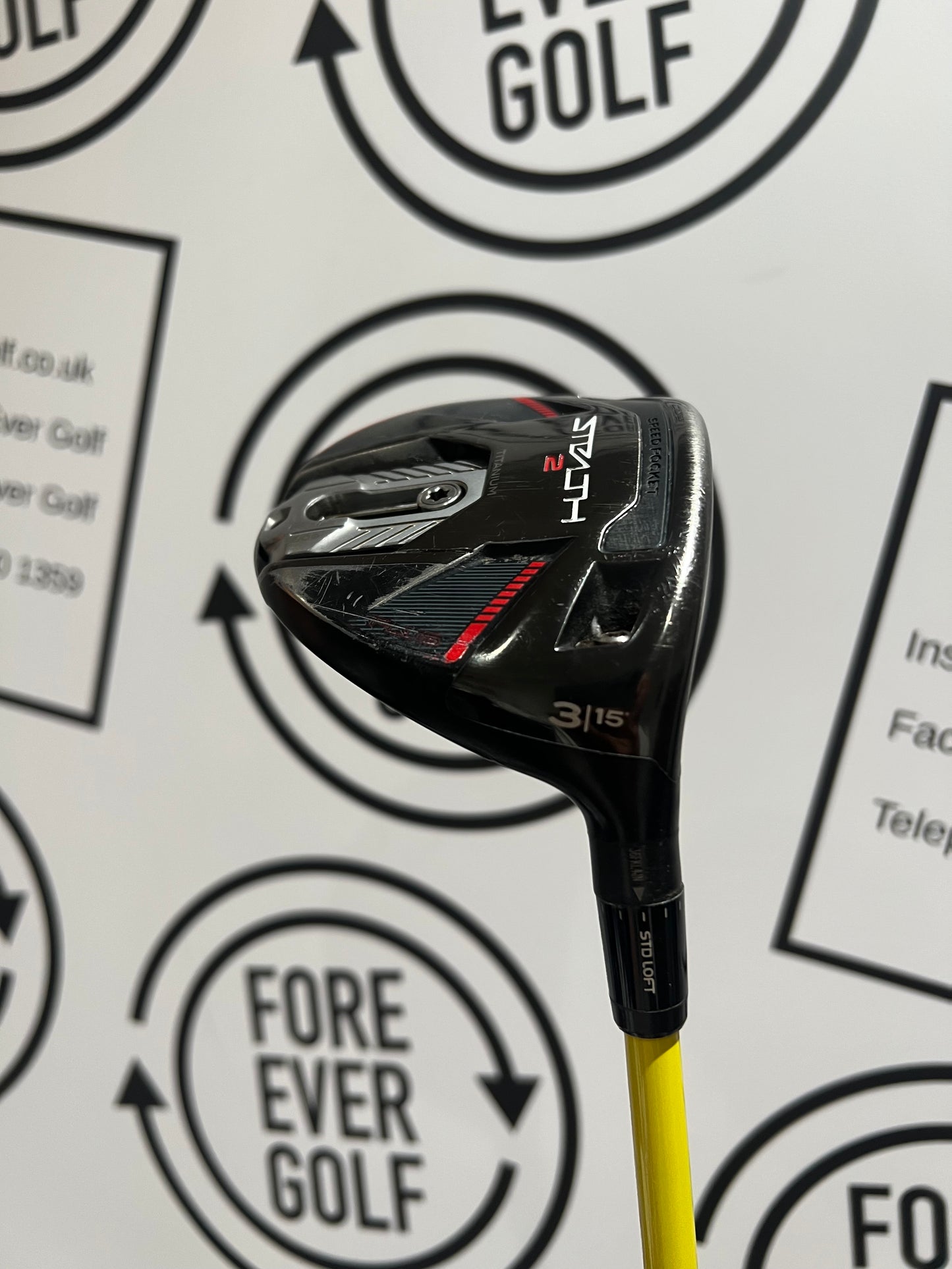 TAYLORMADE STEALTH 2 PLUS+ 3 WOOD / 15 Deg / RH / TOUR AD Reg Flex Shaft