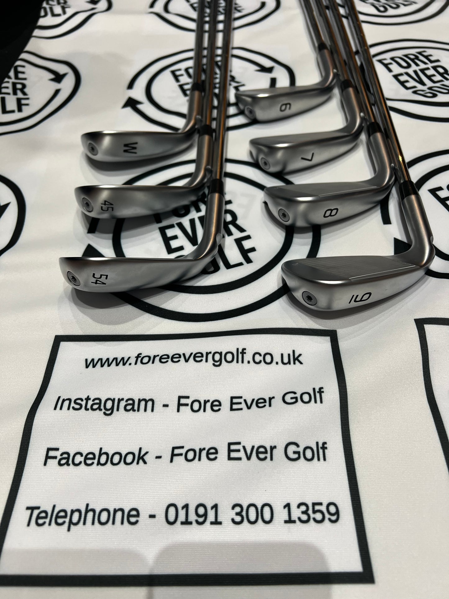 PING G430 IRONS / 6 - SW / Black Dot / 98g Reg Flex / Mens RH