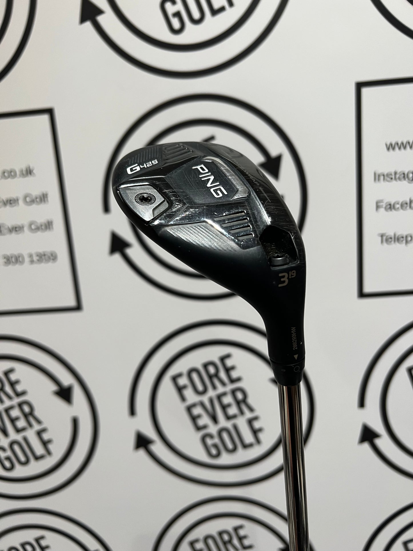 PING G425 3 HYBRID / 19 Degree / 85g Stiff Flex / Mens RH