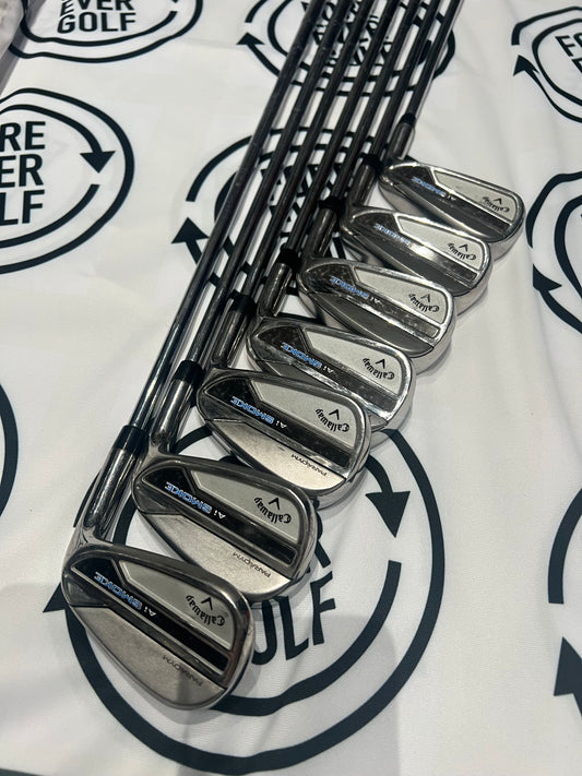 CALLAWAY Ai SMOKE IRONS / 5 - AW / Mens RH / 85g Stiff Flex
