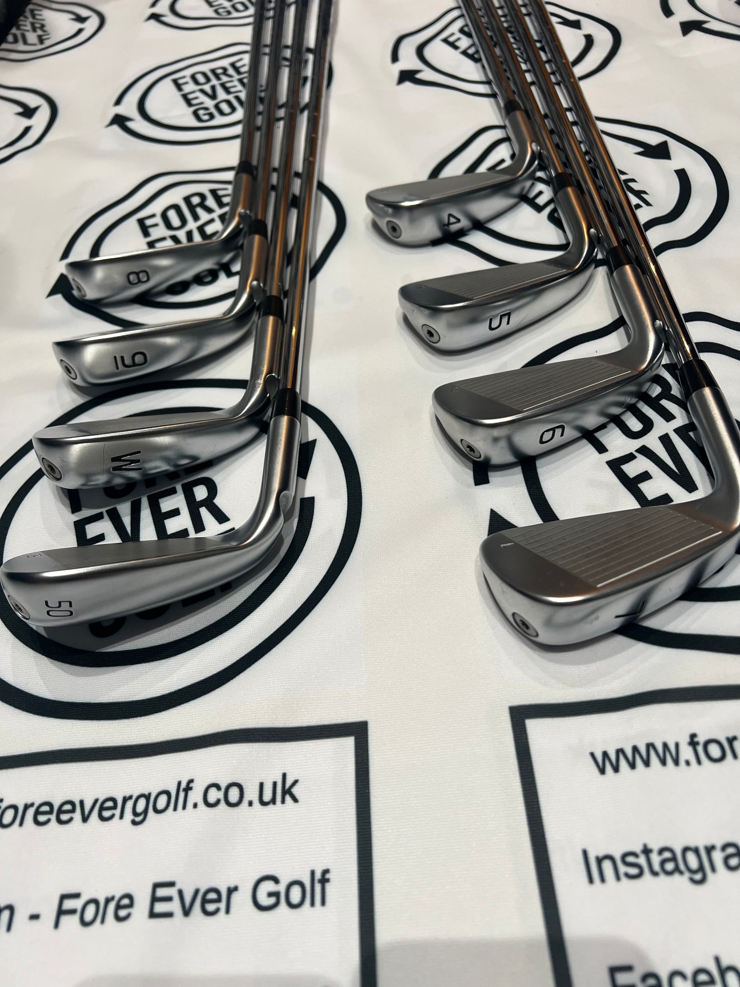 PING G430 IRONS / 4 - GW / Blue Dot / 98g Reg Flex / RH
