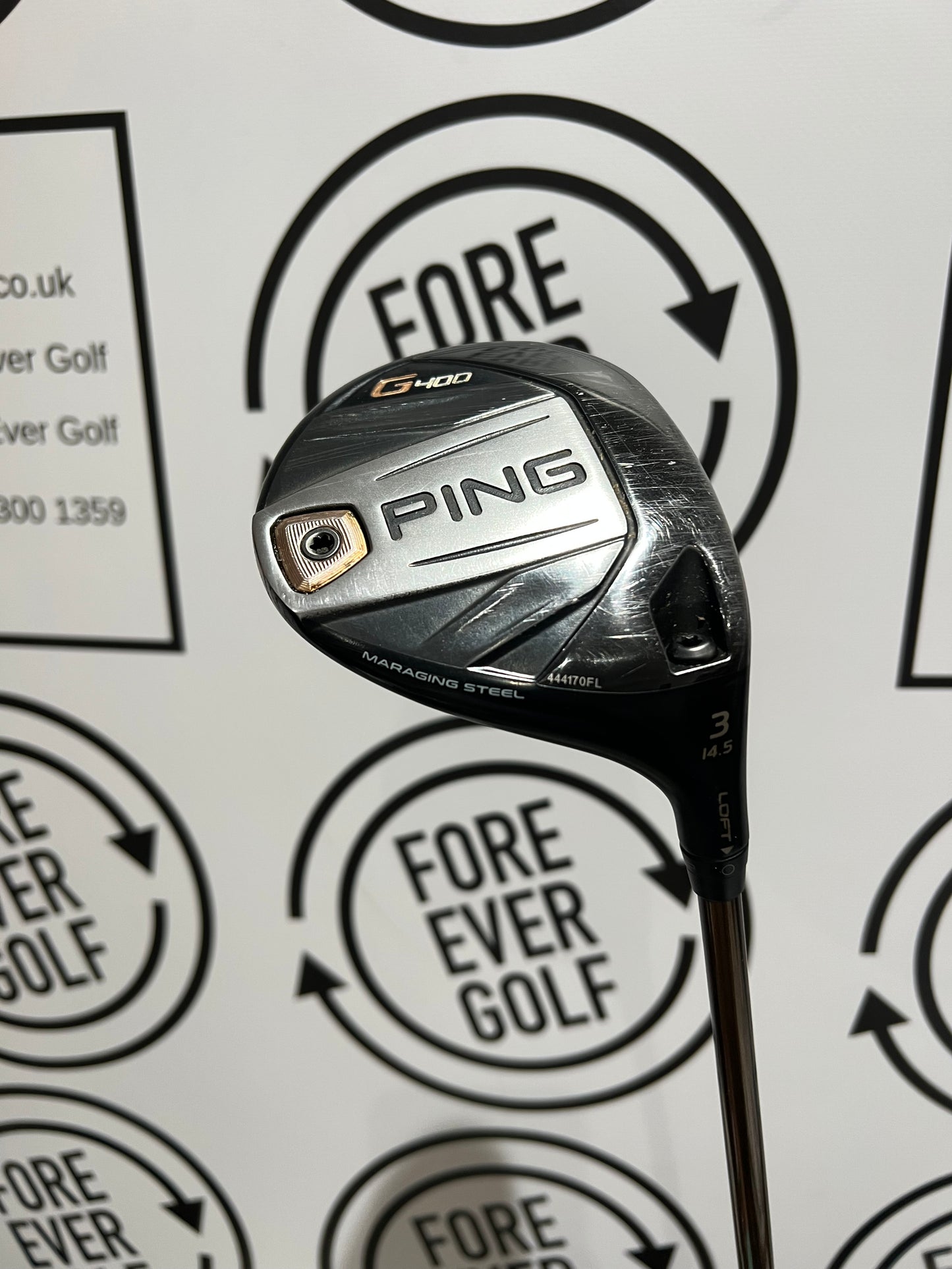 PING G400 3 WOOD / 14.5 Deg / Mens RH / 65g Reg Flex