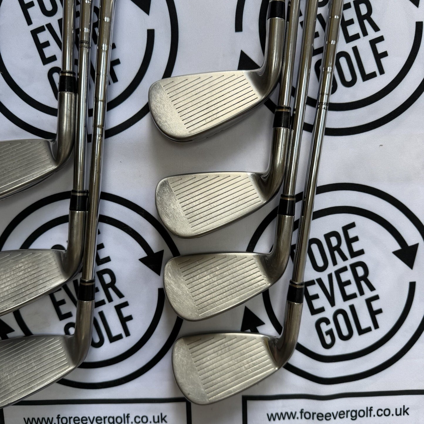 WILSON D200 IRONS / 5 - PW + SW / RH / Reg Flex / GOOD USED