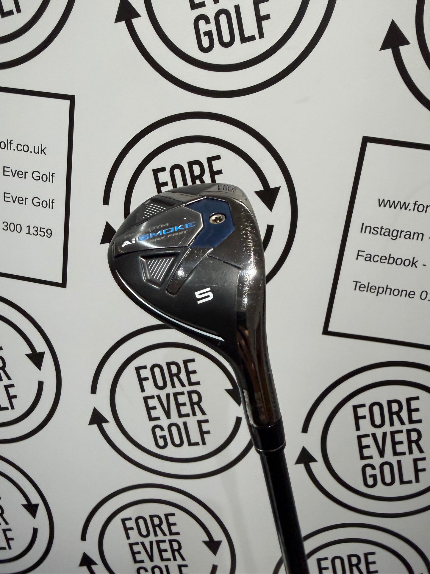 CALLAWAY Ai SMOKE MAX FAST 5 HYBRID / 24 Deg / RH / 40g Soft Reg Flex