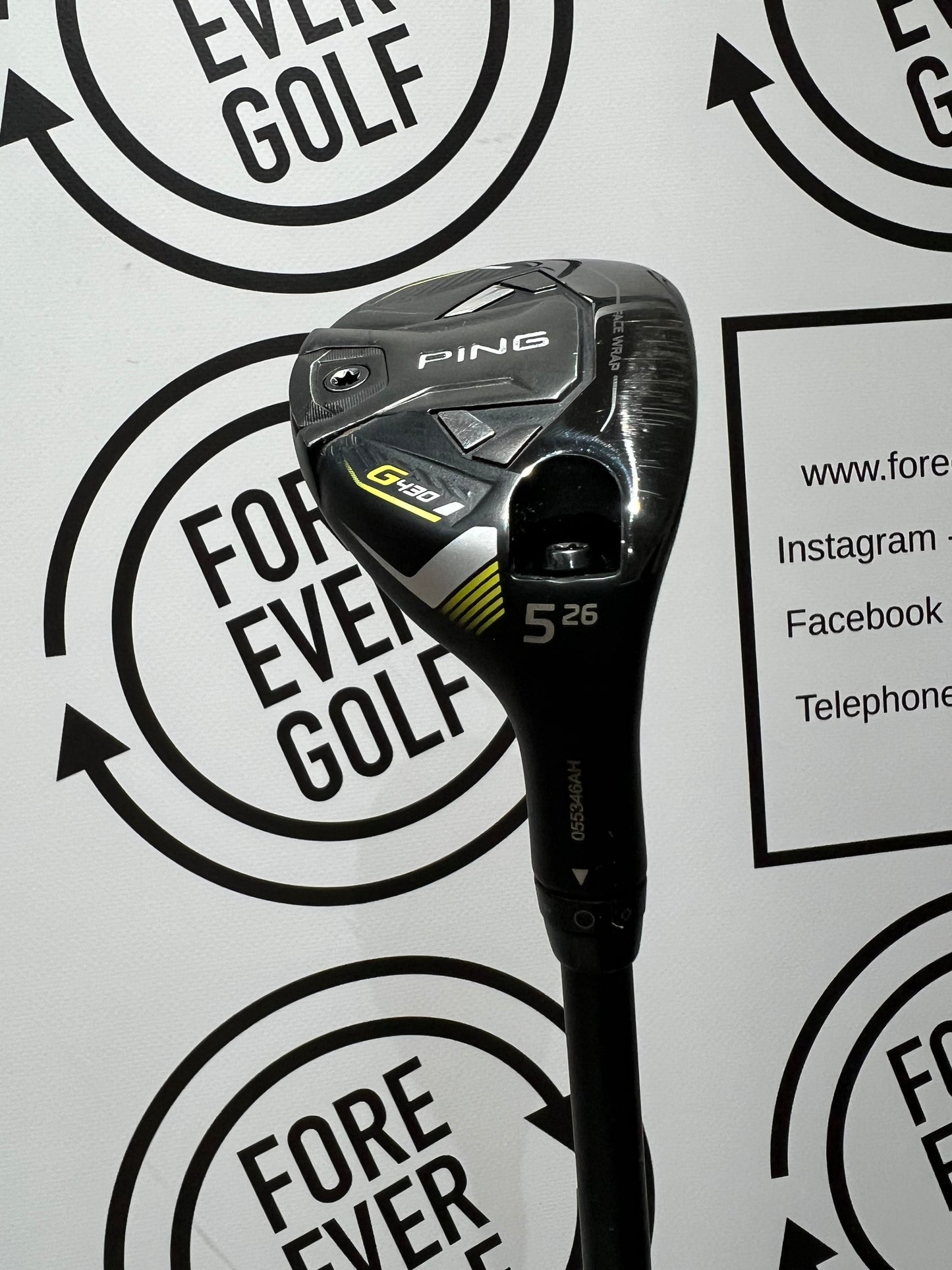 PING G430 5 HYBRID / 26 Deg / Mens RH / 70g Soft Reg Flex