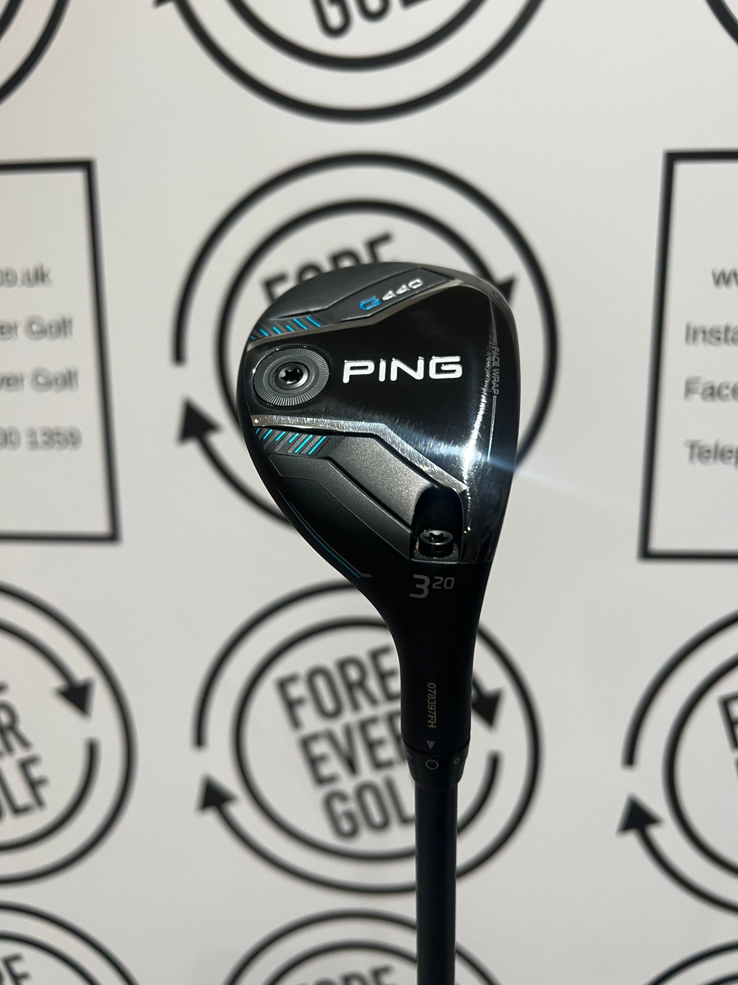 PING G440 3 HYBRID / 20 Deg / Mens RH / 70g Stiff Flex