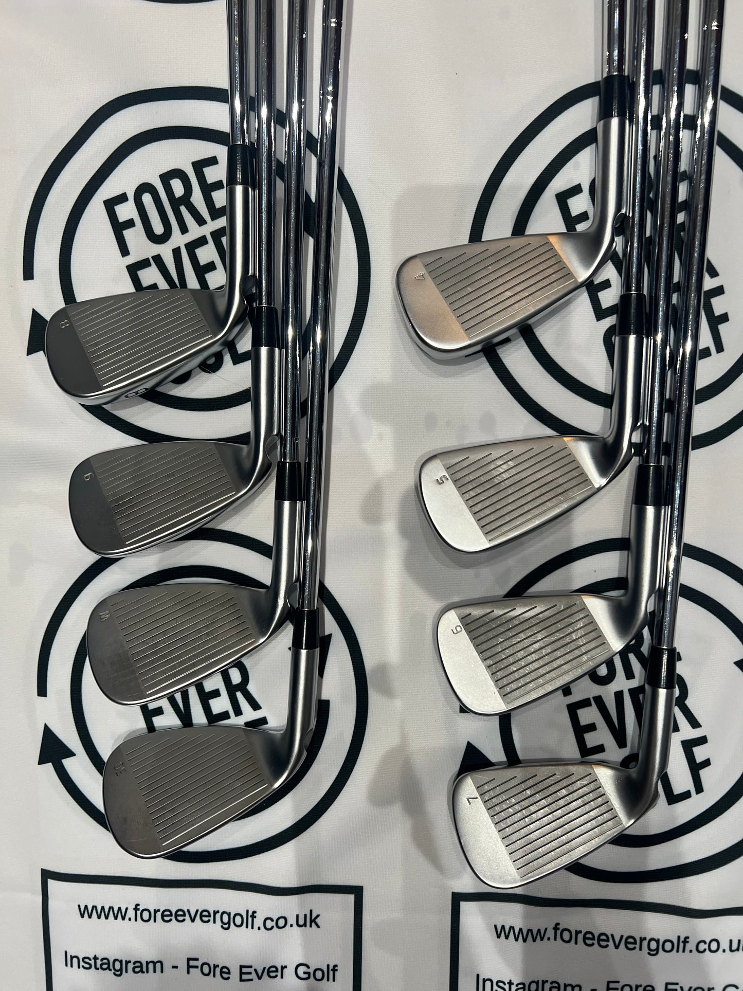 PING G430 IRONS / 4 - GW / Blue Dot / 98g Reg Flex / RH
