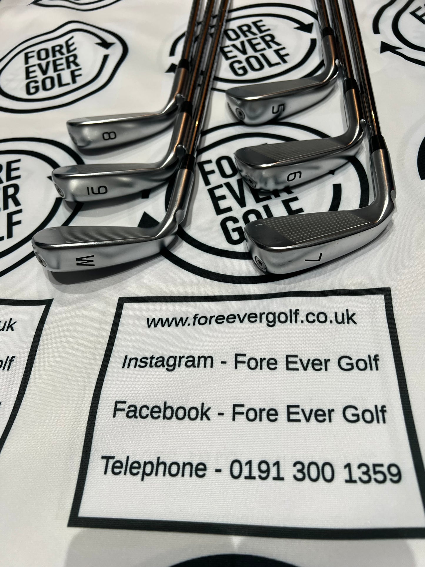 PING G430 IRONS / 5 - PW / Blue Dot / Mens RH / 98g Reg Flex