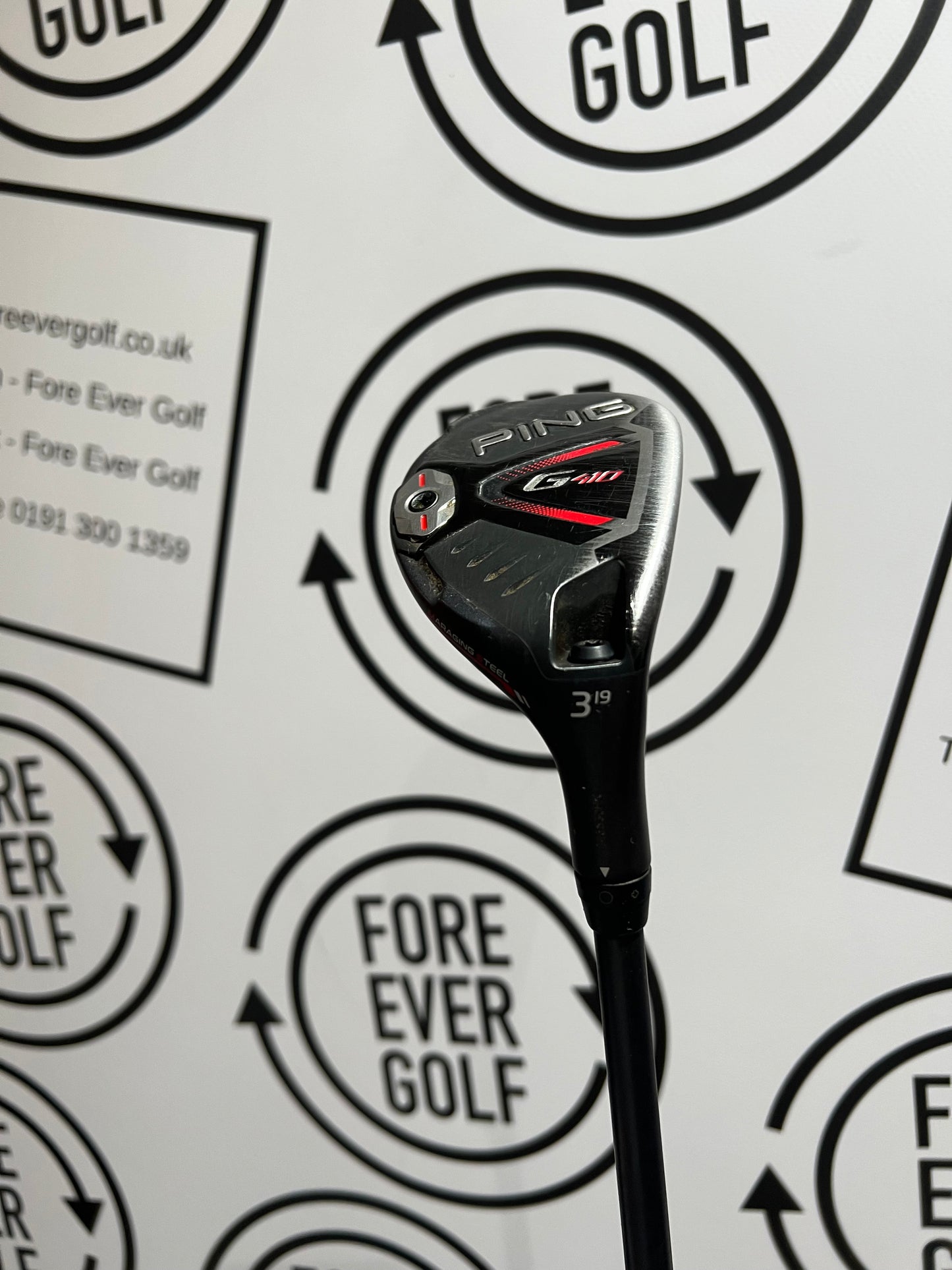 PING G410 3 HYBRID / 19 Deg / RH / 70g Stiff Flex
