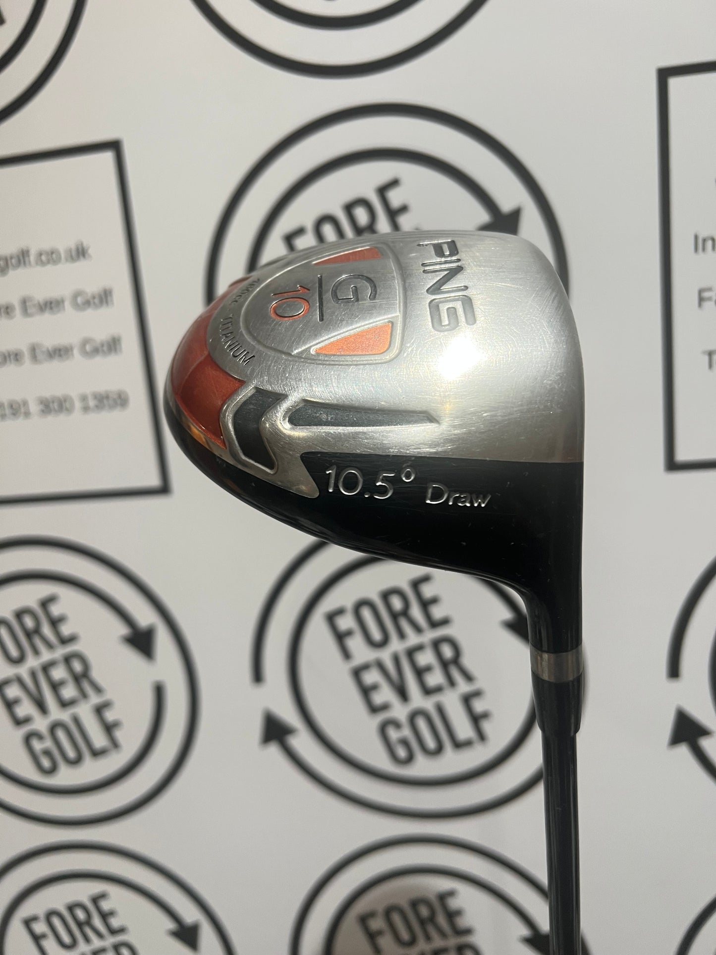PING G10 DRAW DRIVER / 10.5 Deg / Mens RH / Regular Flex