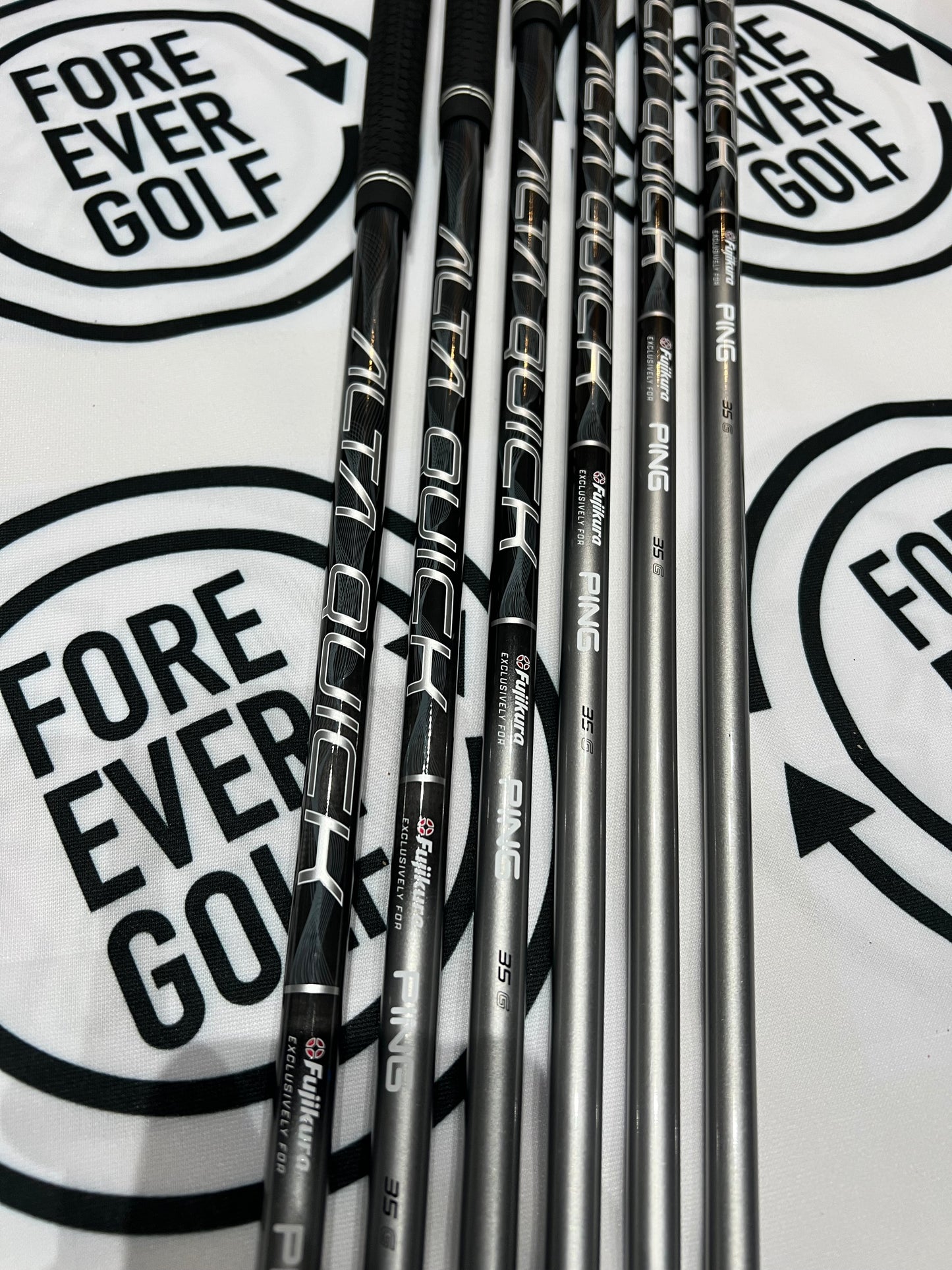 PING G440 IRONS / 6 - UW / BLUE DOT / RH / 35g ALTA QUICK Graphite Shafts