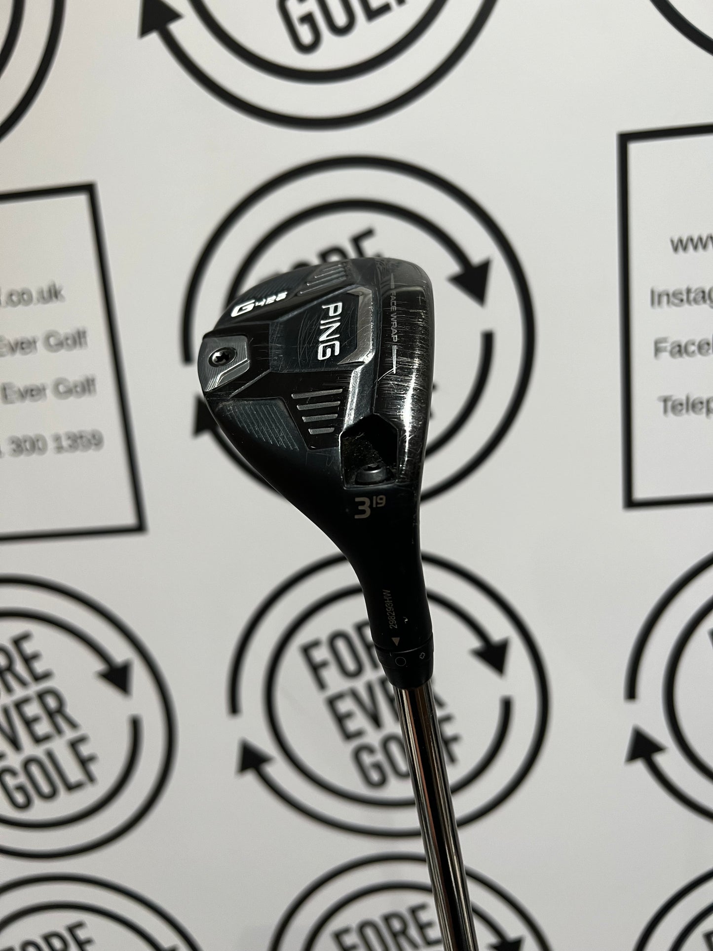PING G425 3 HYBRID / 19 Degree / 85g Stiff Flex / Mens RH