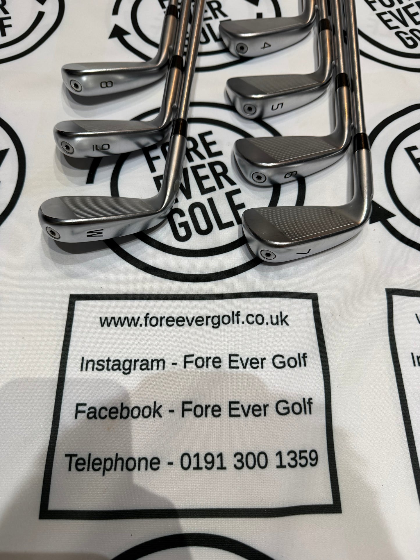 PING i230 IRONS / 4 - PW / Blue Dot / Mens RH / 115g X-Stiff Flex