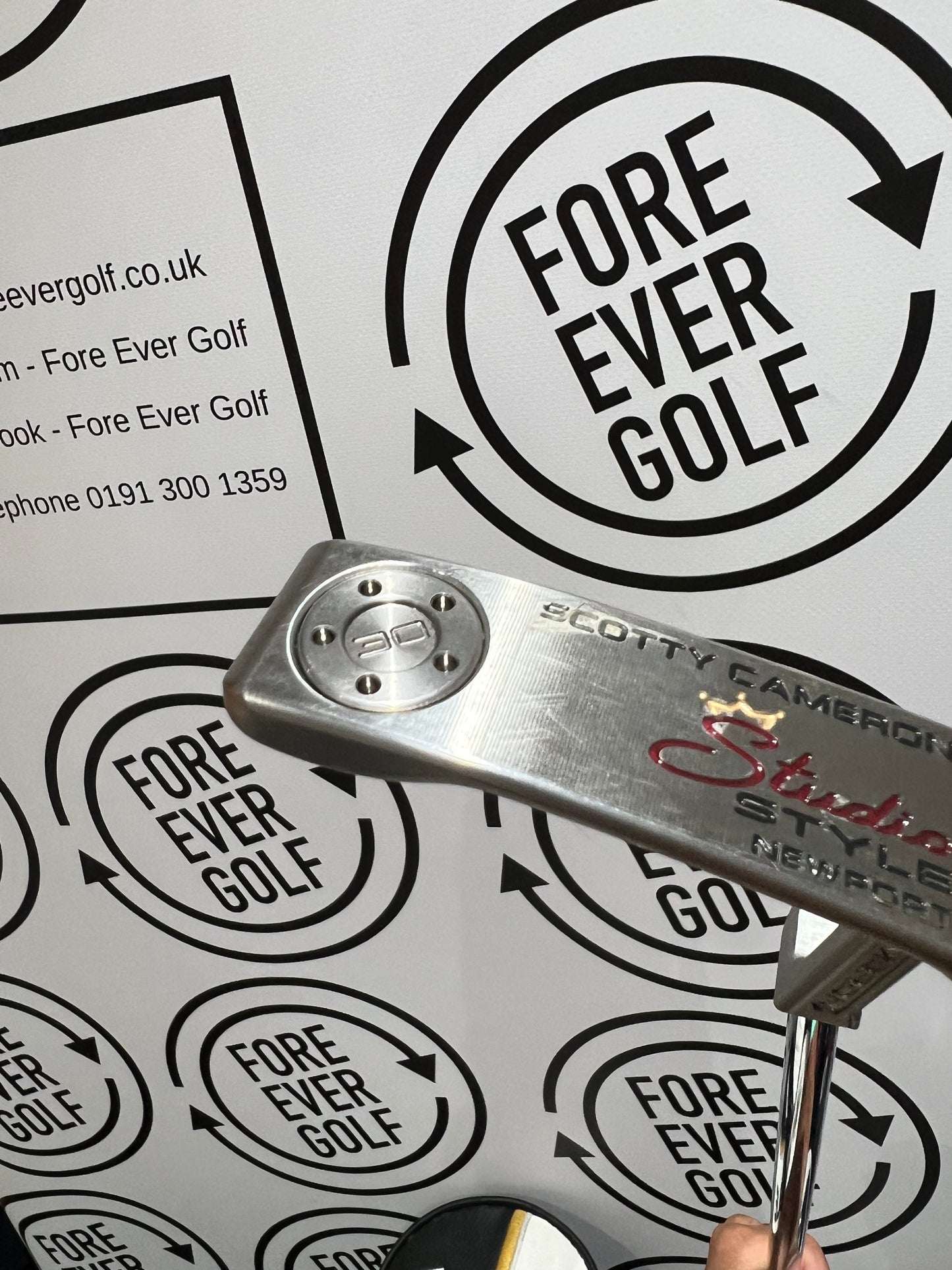 SCOTTY CAMERON STUDIO STYLE NEWPORT PUTTER / 34” / RH