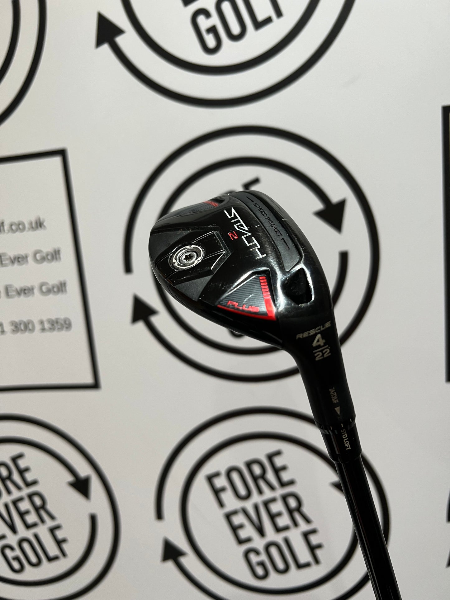 TAYLORMADE STEALTH 2 PLUS 4 HYBRID / 22 Deg / RH / 85g Stiff Flex