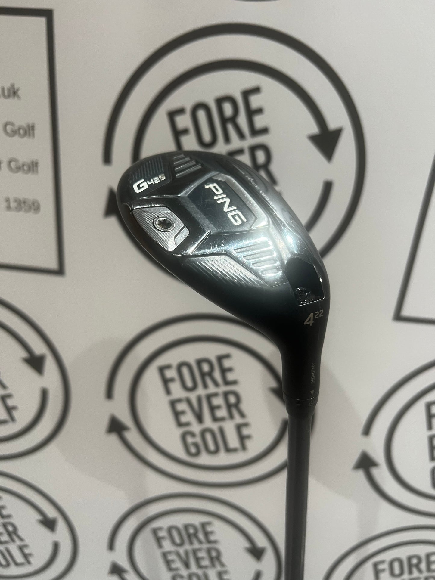 PING G425 4 HYBRID (22 Deg), Mens RH, 70g Reg Flex