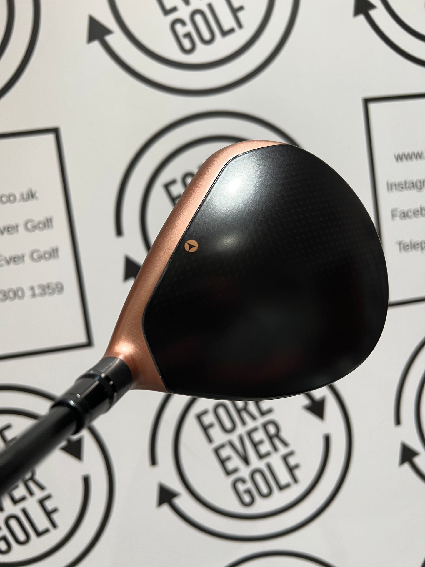 TAYLORMADE BRNR MINI COPPER DRIVER / 11.5 Deg / Mens RH / 65g Stiff Flex