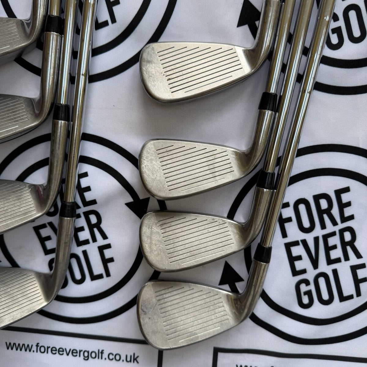 COBRA KING F8 IRONS / 5 - SW / Mens RH / 120g Stiff Flex / GOOD USED