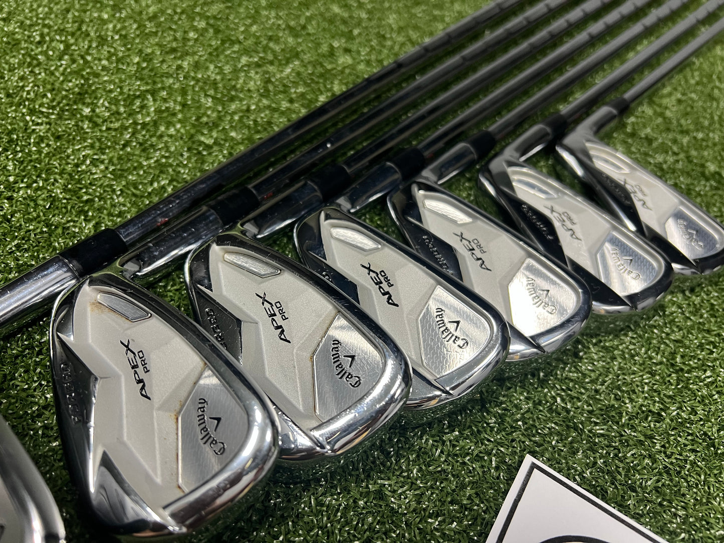 CALLAWAY APEX PRO 19 IRONS (4 - PW), Mens RH, 105g Stiff Flex