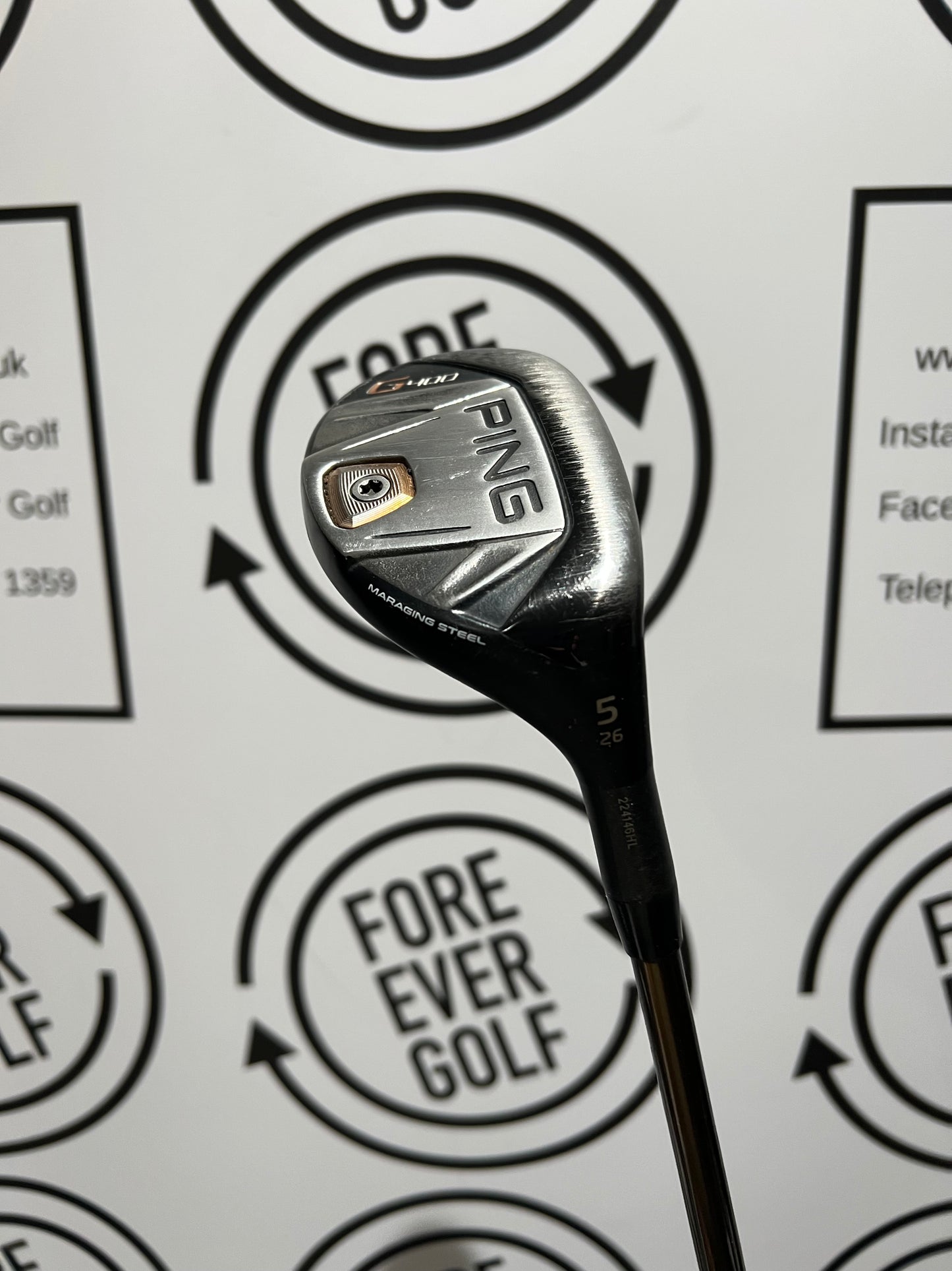 PING G400 5 HYBRID / 26 Degree / RH / 70g Reg Flex