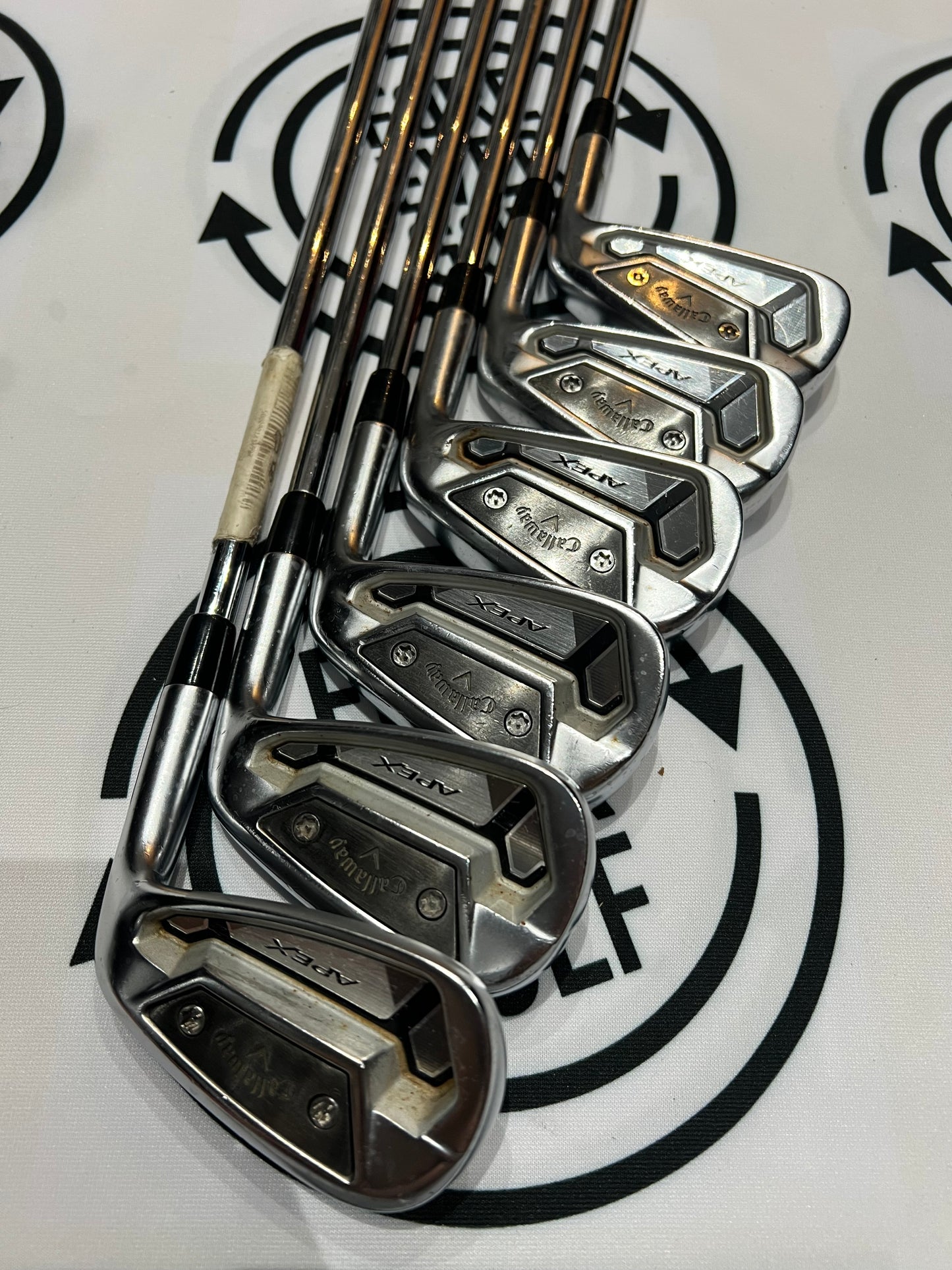 CALAWAY APEX TCB FORGED IRONS / 5 - PW / Mens RH / 120g Stiff Flex