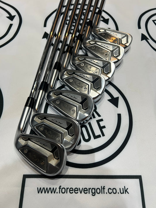 CALLAWAY APEX TCB FORGED IRONS / 4 - PW / RH / 120g Stiff Flex