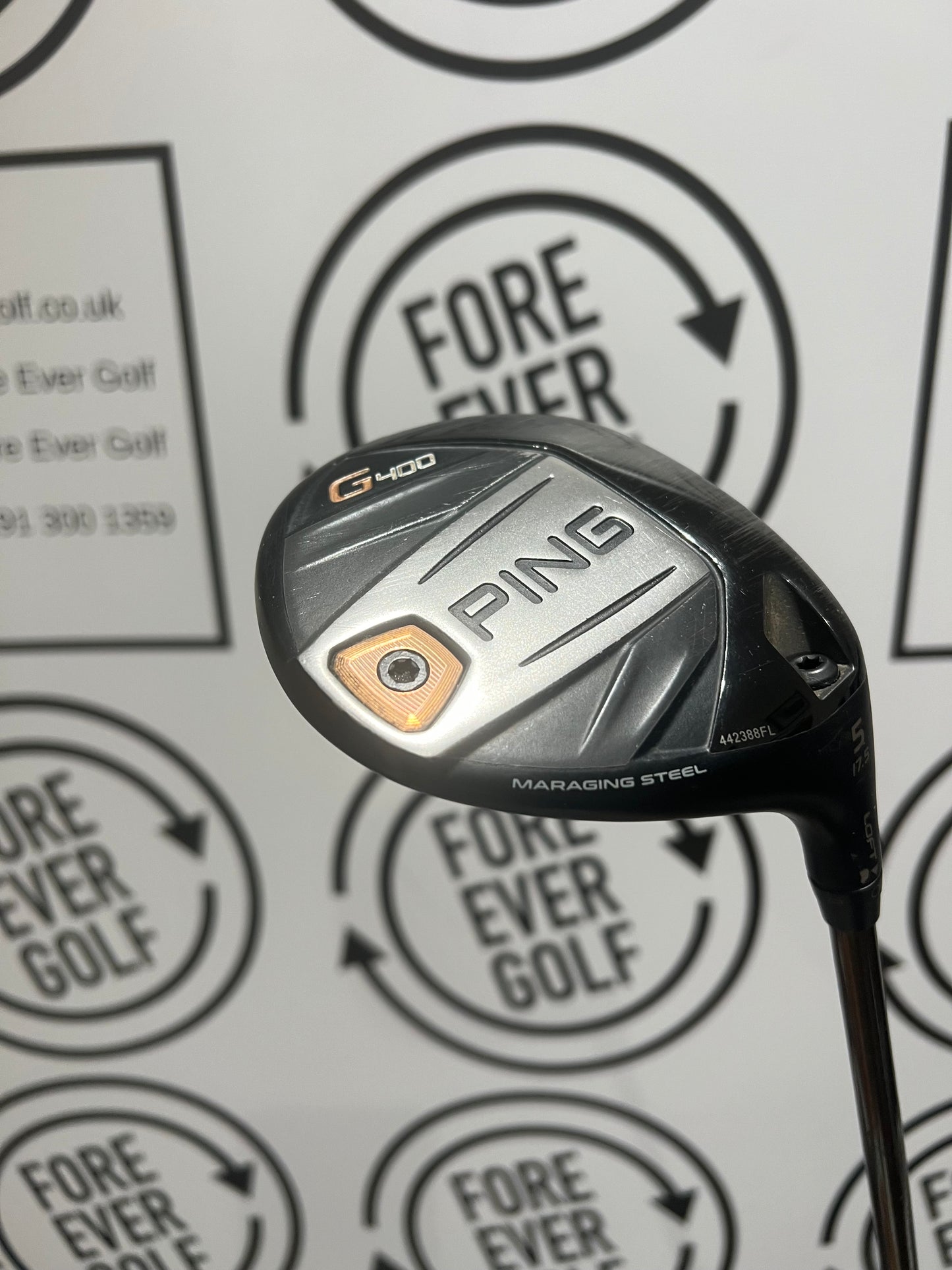 PING G400 5 WOOD / 17.5 Deg / Mens RH / 65g Reg Flex