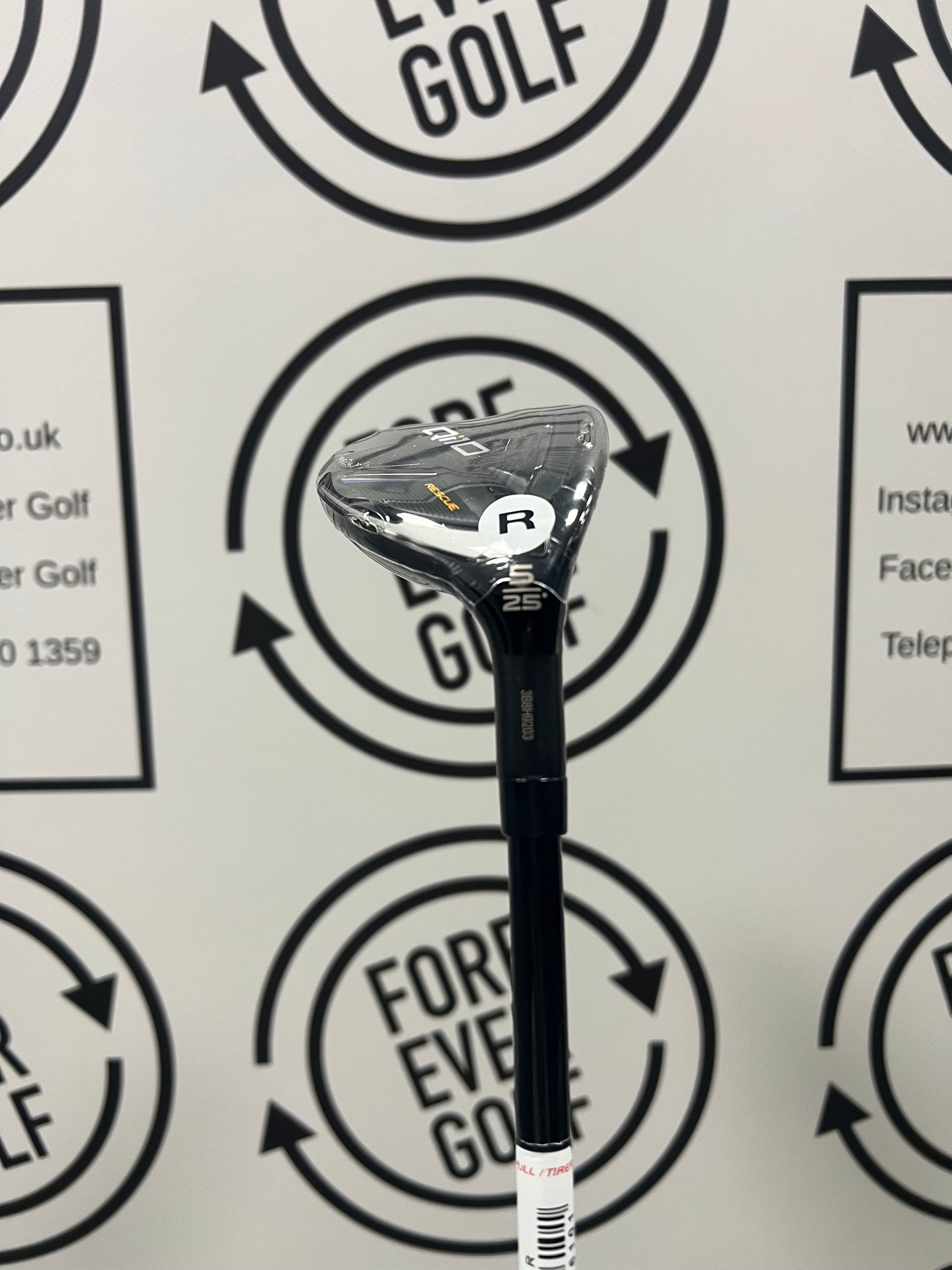 TAYLORMADE Qi10 5 RESCUE HYBRID (25 Degree), Mens RH, 60g Reg Flex