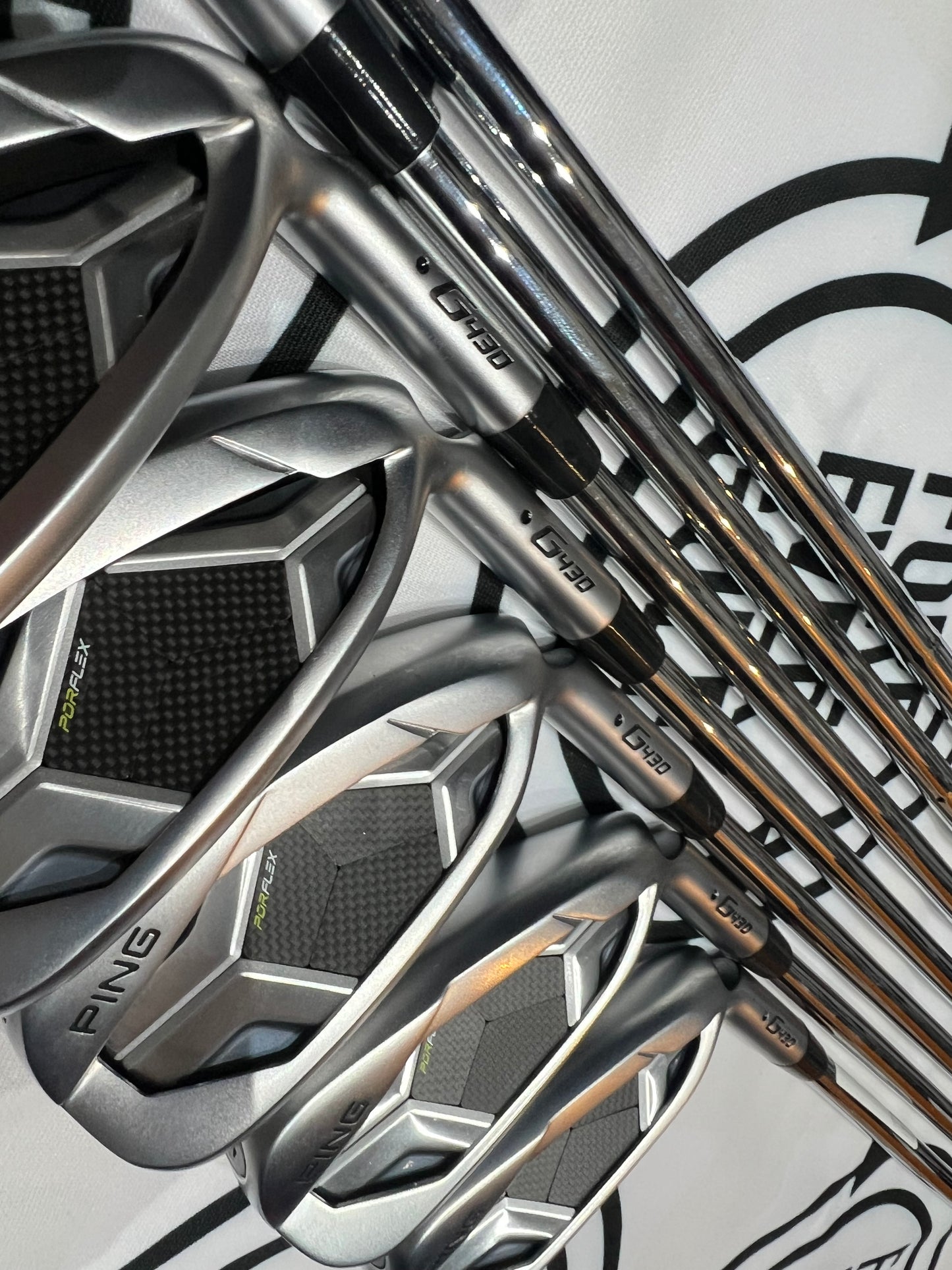 PING G430 IRONS / 6 - SW / Black Dot / 98g Reg Flex / Mens RH