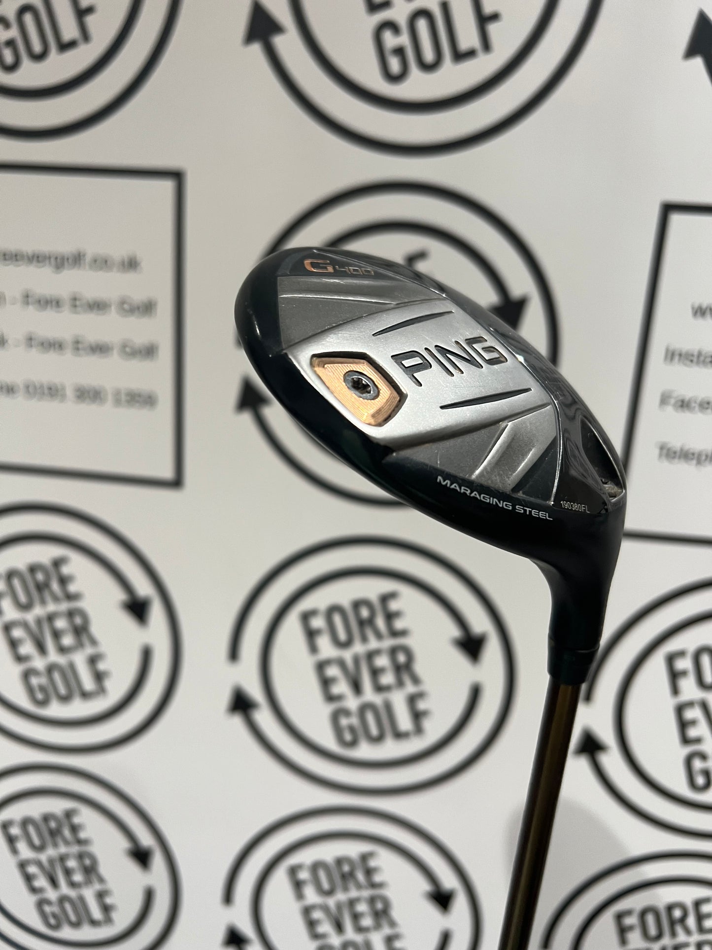PING G400 3 WOOD (14.5 Deg), Mens RH, 65g Reg Flex