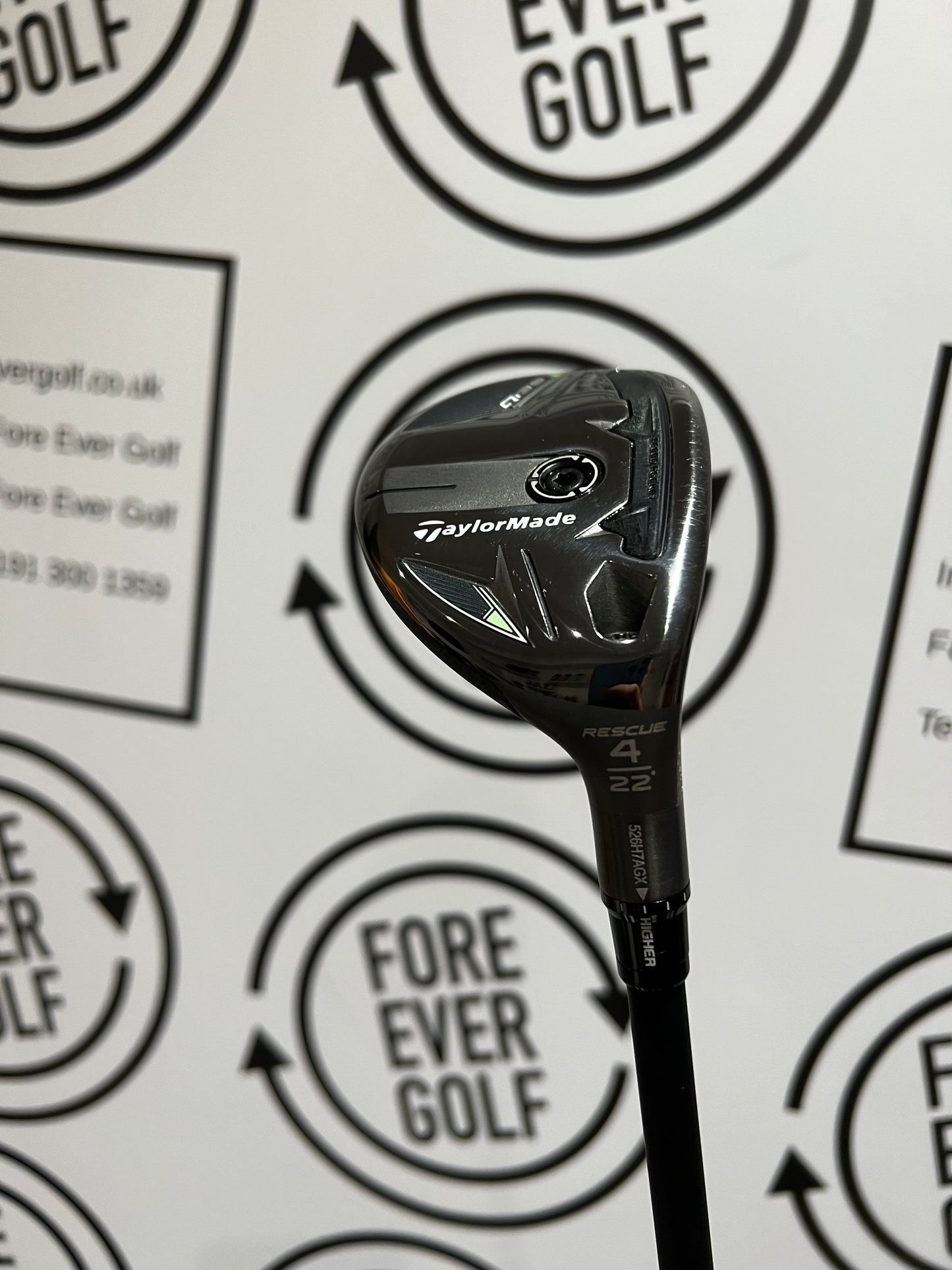 TAYLORMADE Qi35 4 HYBRID / 22 Deg / Mens RH / 85g Stiff Flex