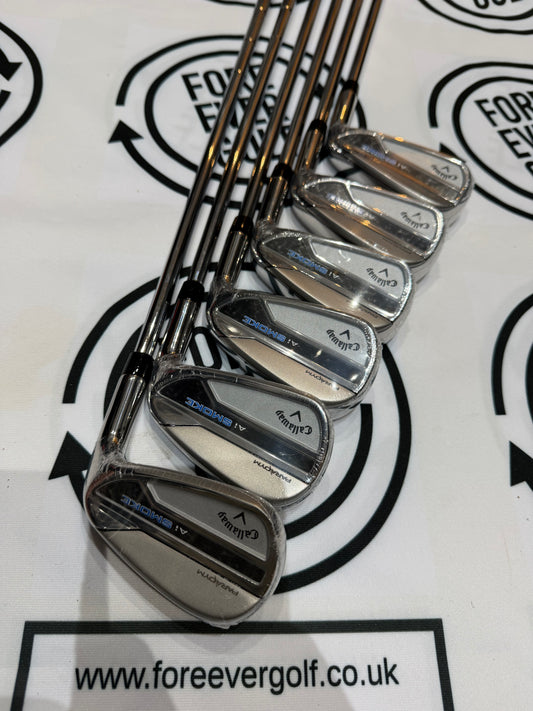 CALLAWAY Ai SMOKE IRONS / 5 - PW / Mens RH / 95g Reg Flex