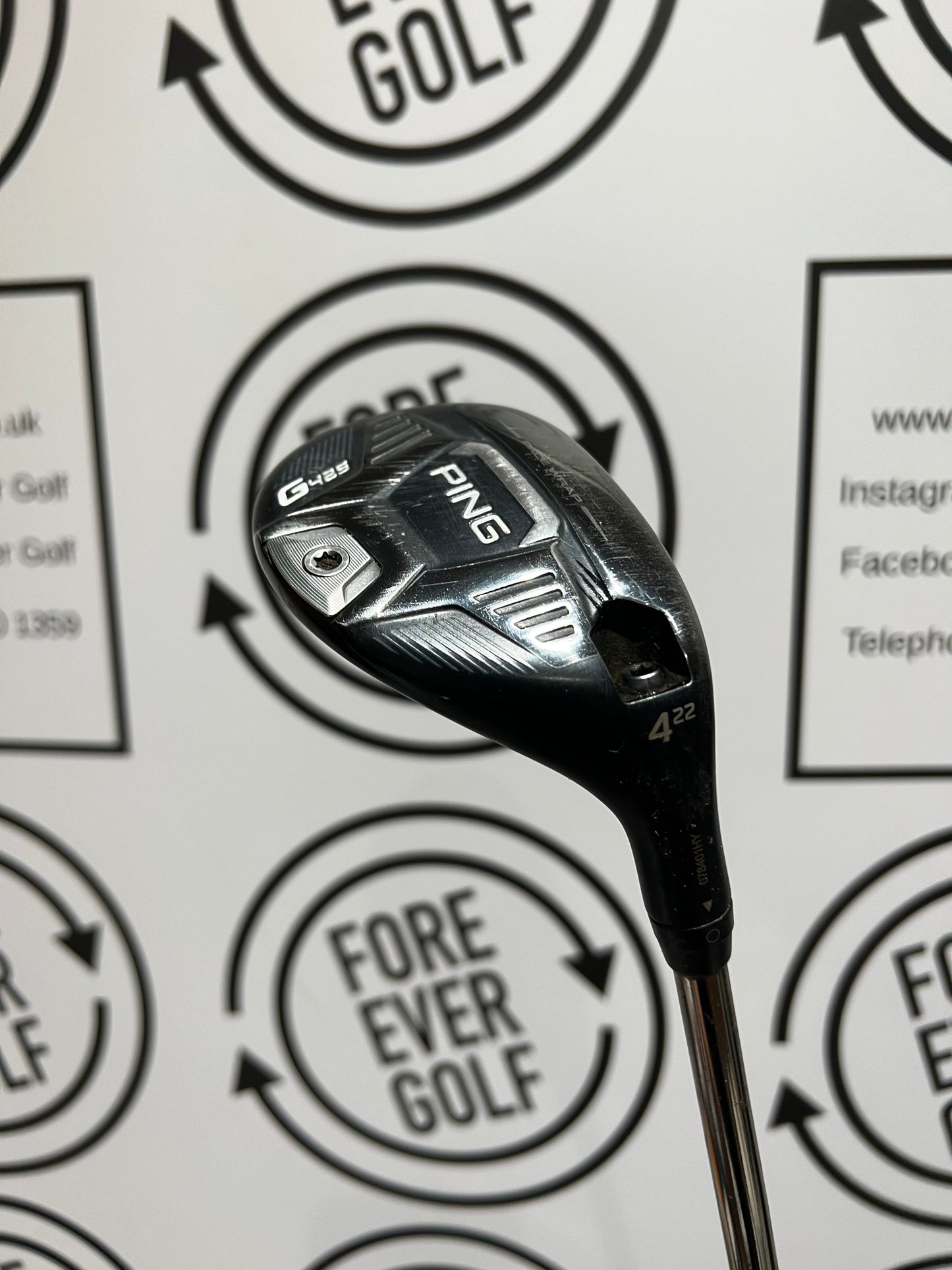 PING G425 4 HYBRID / 22 Degree / Mens RH / 85g Reg Flex