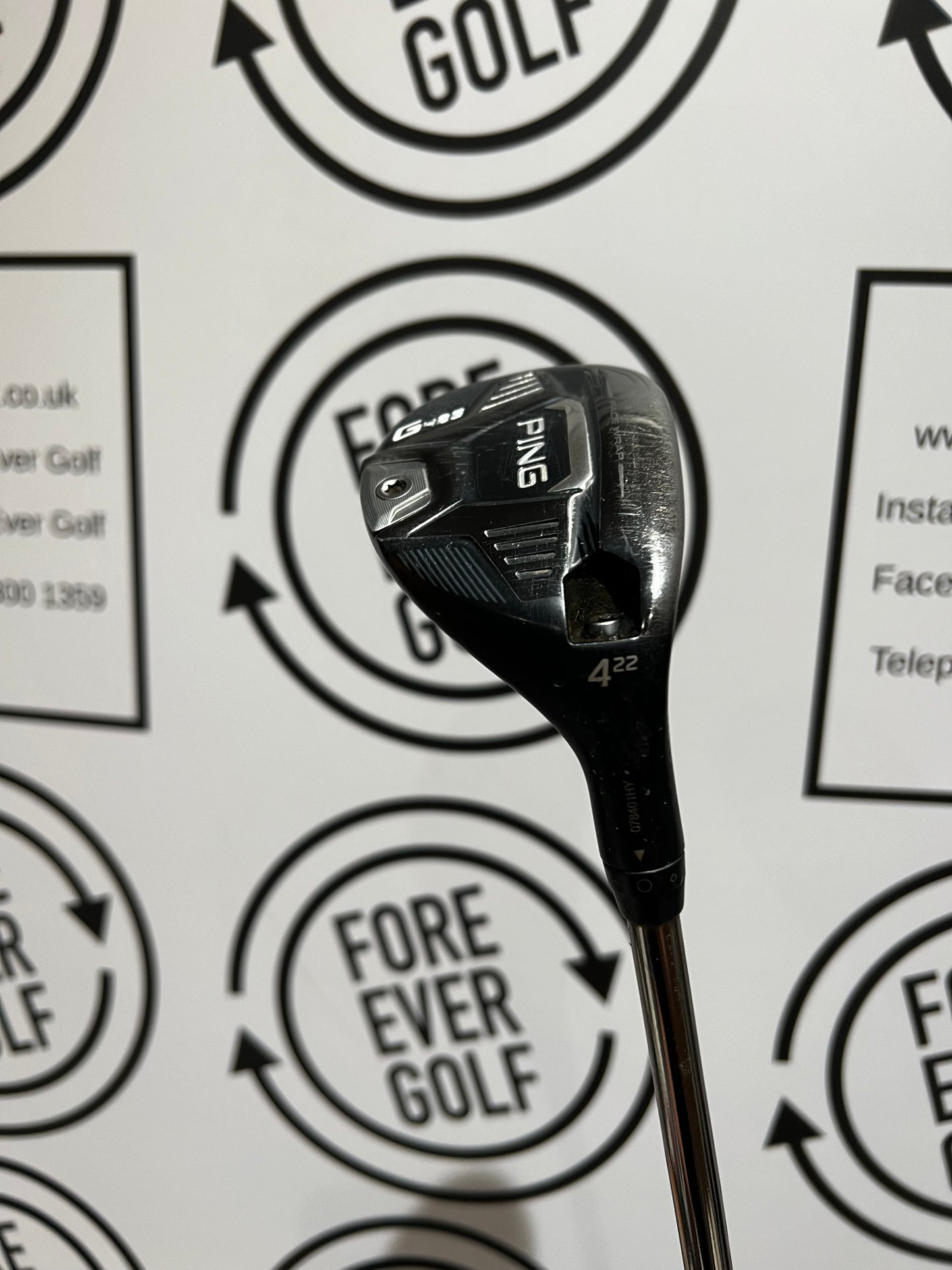 PING G425 4 HYBRID / 22 Degree / Mens RH / 85g Reg Flex
