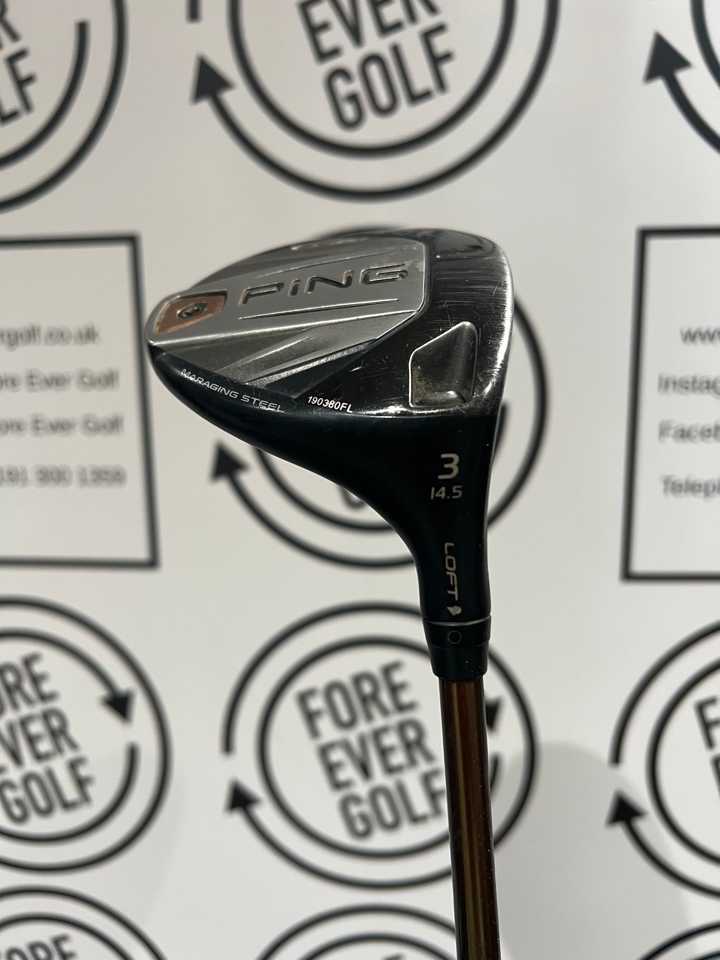 PING G400 3 WOOD (14.5 Deg), Mens RH, 65g Reg Flex