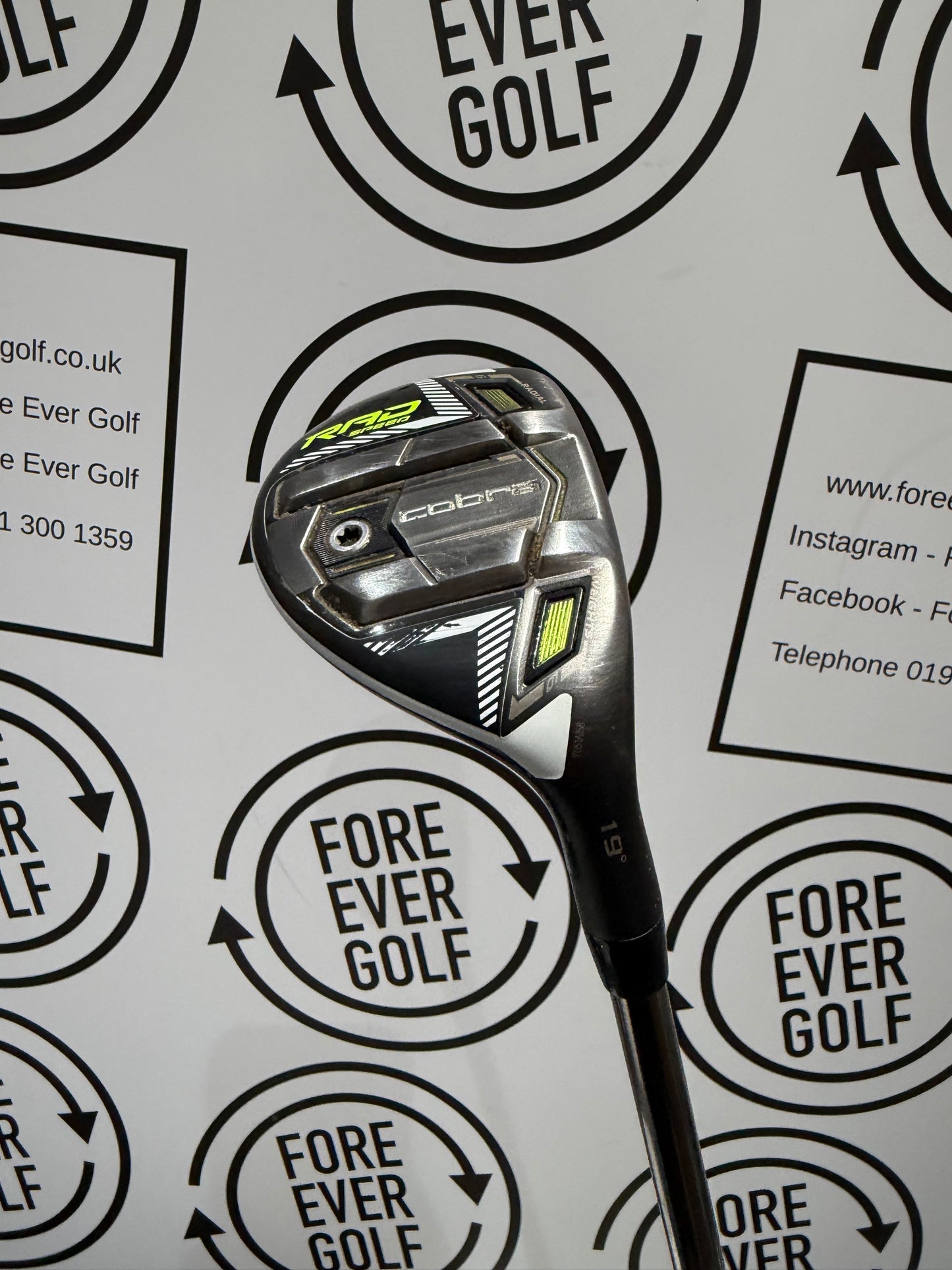 COBRA RADSPEED 3 HYBRID / 19 Degree / RH / Stiff Flex
