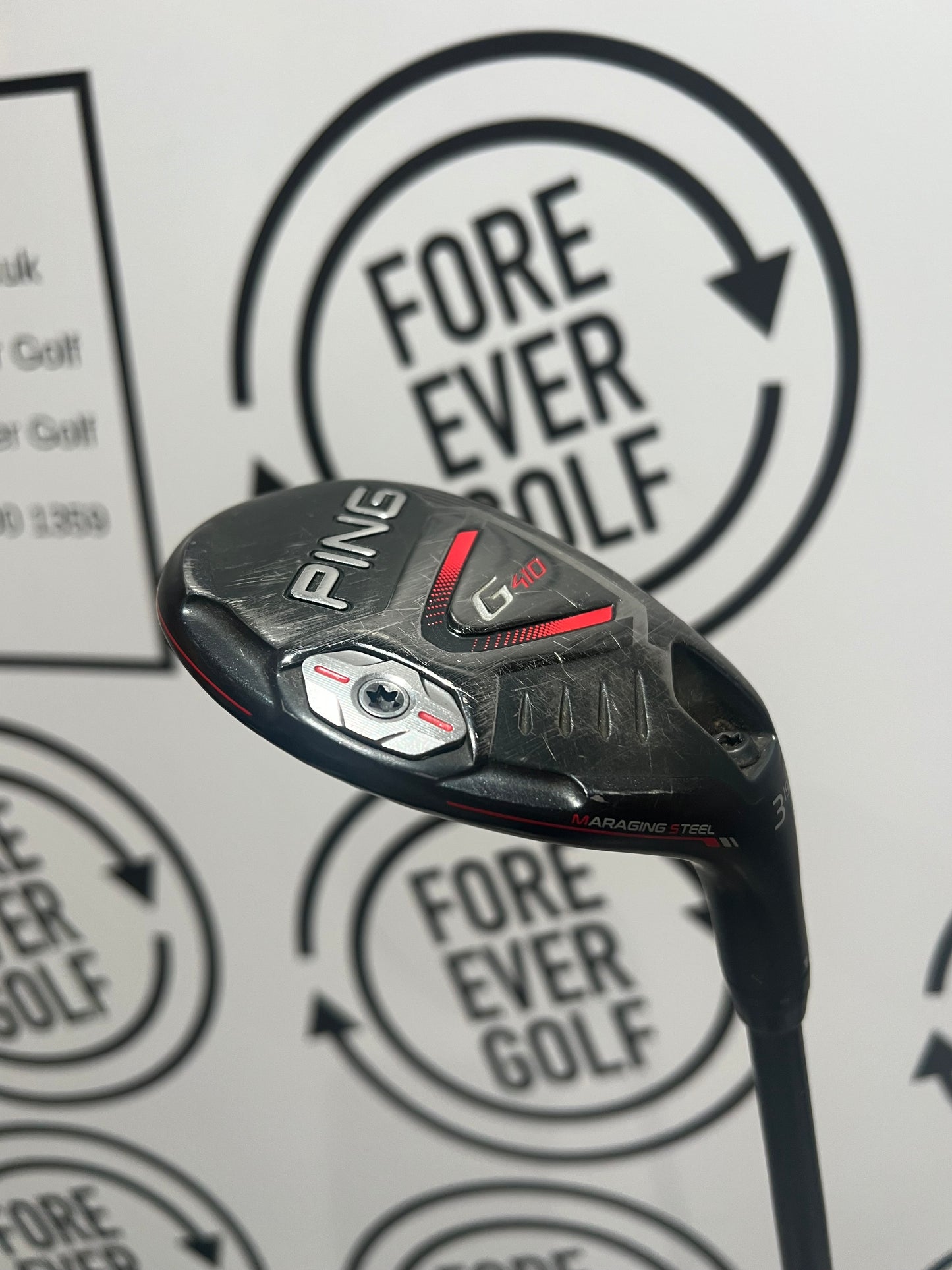 PING G410 3 HYBRID / 19 Degree / Mens RH / 70g Stiff Flex