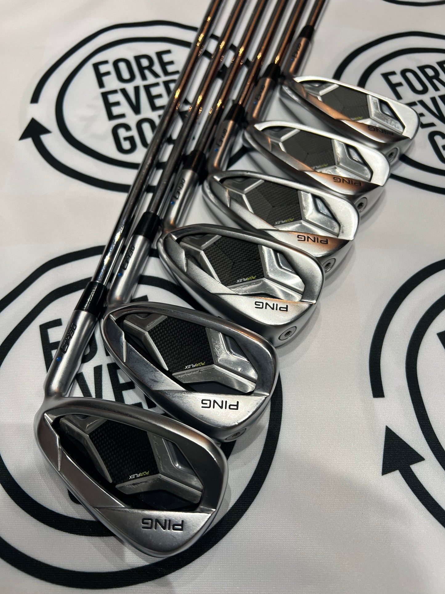 PING G430 IRONS / 5 - PW / Blue Dot / Mens RH / 98g Reg Flex