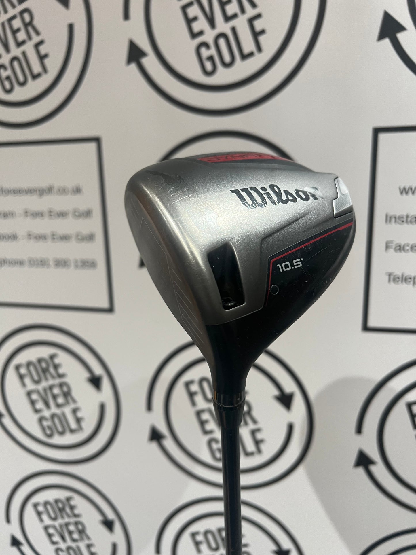 WILSON DYNAPWR DRIVER (10.5 Deg), Mens LH, 50g Reg Flex