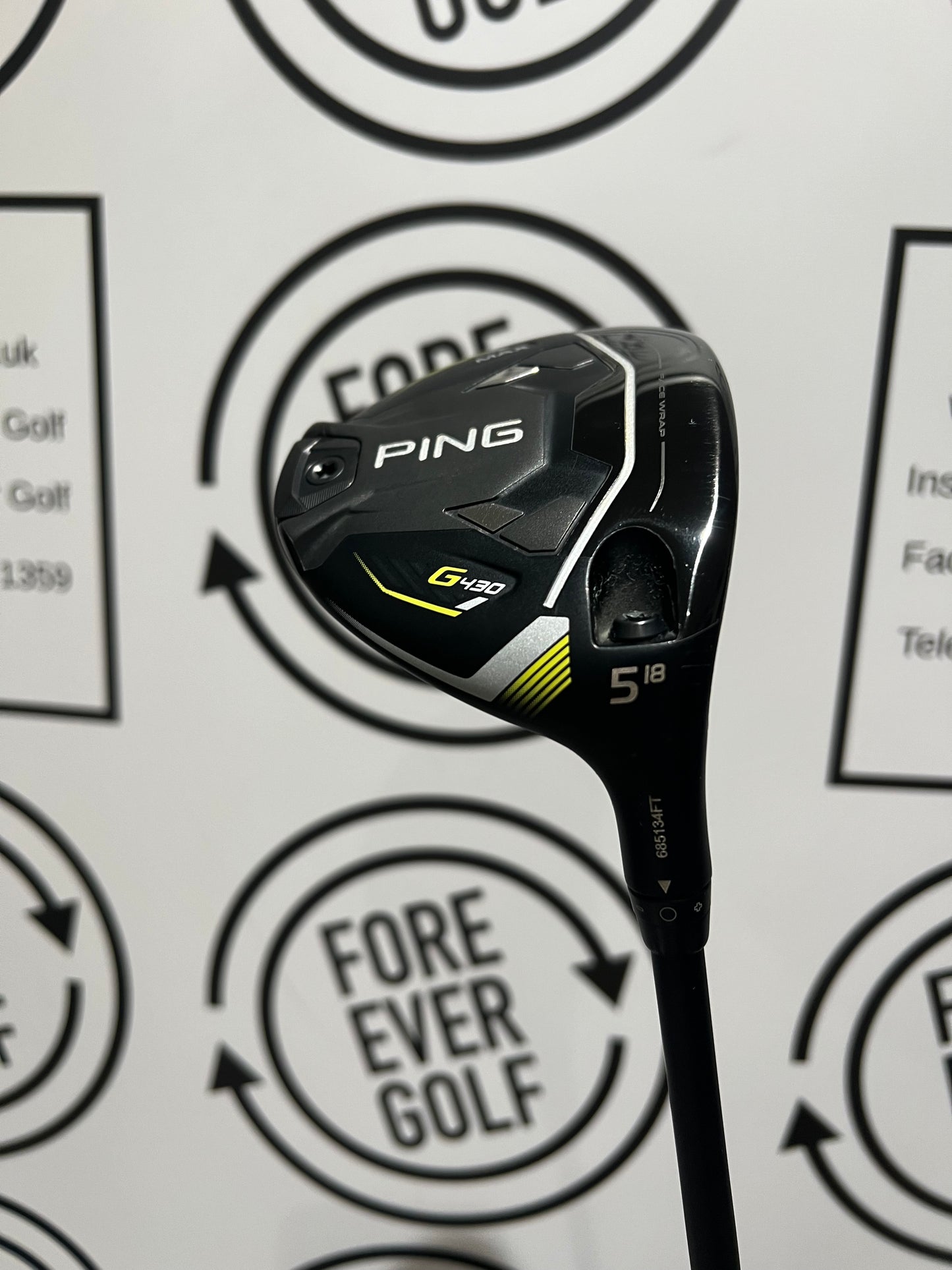 PING G430 MAX 5 WOOD / 18 Degree / RH / 65g Reg Flex