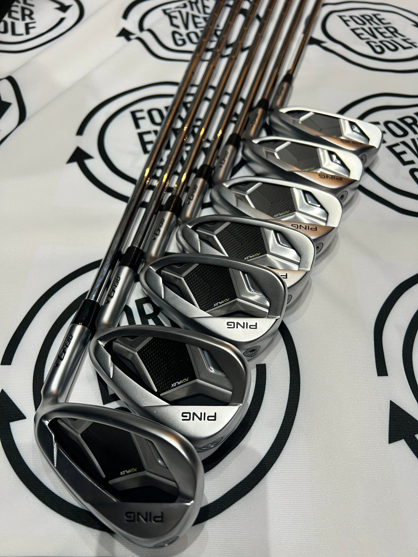 PING G430 IRONS / 6 - SW / Black Dot / 98g Reg Flex / Mens RH