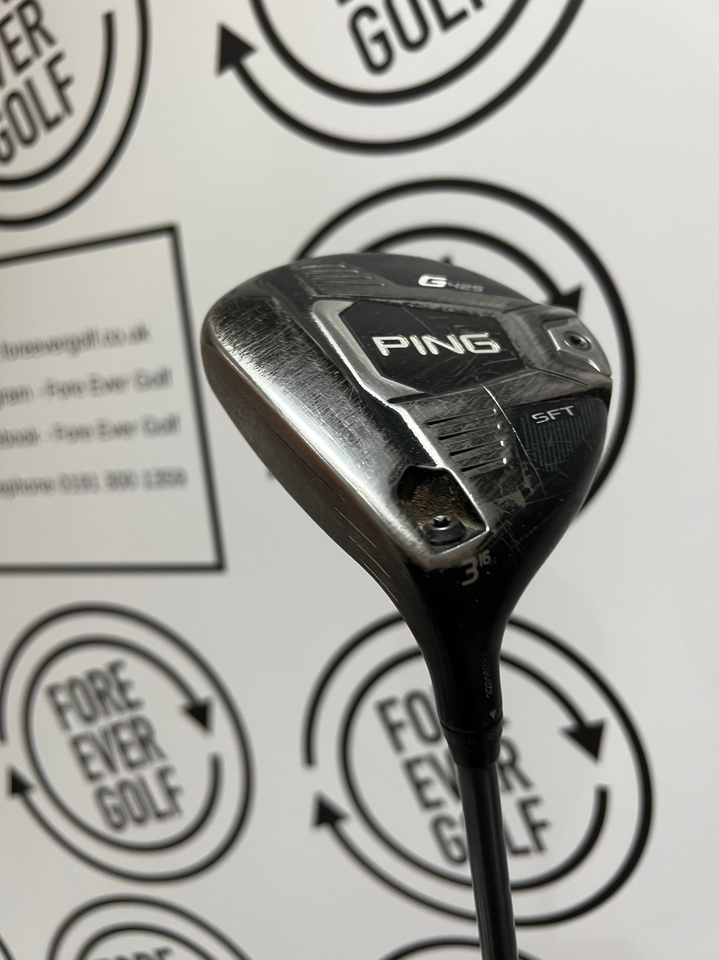 PING G425 SFT 3 WOOD / 16 Deg / Mens LH / 65g Soft Reg Flex