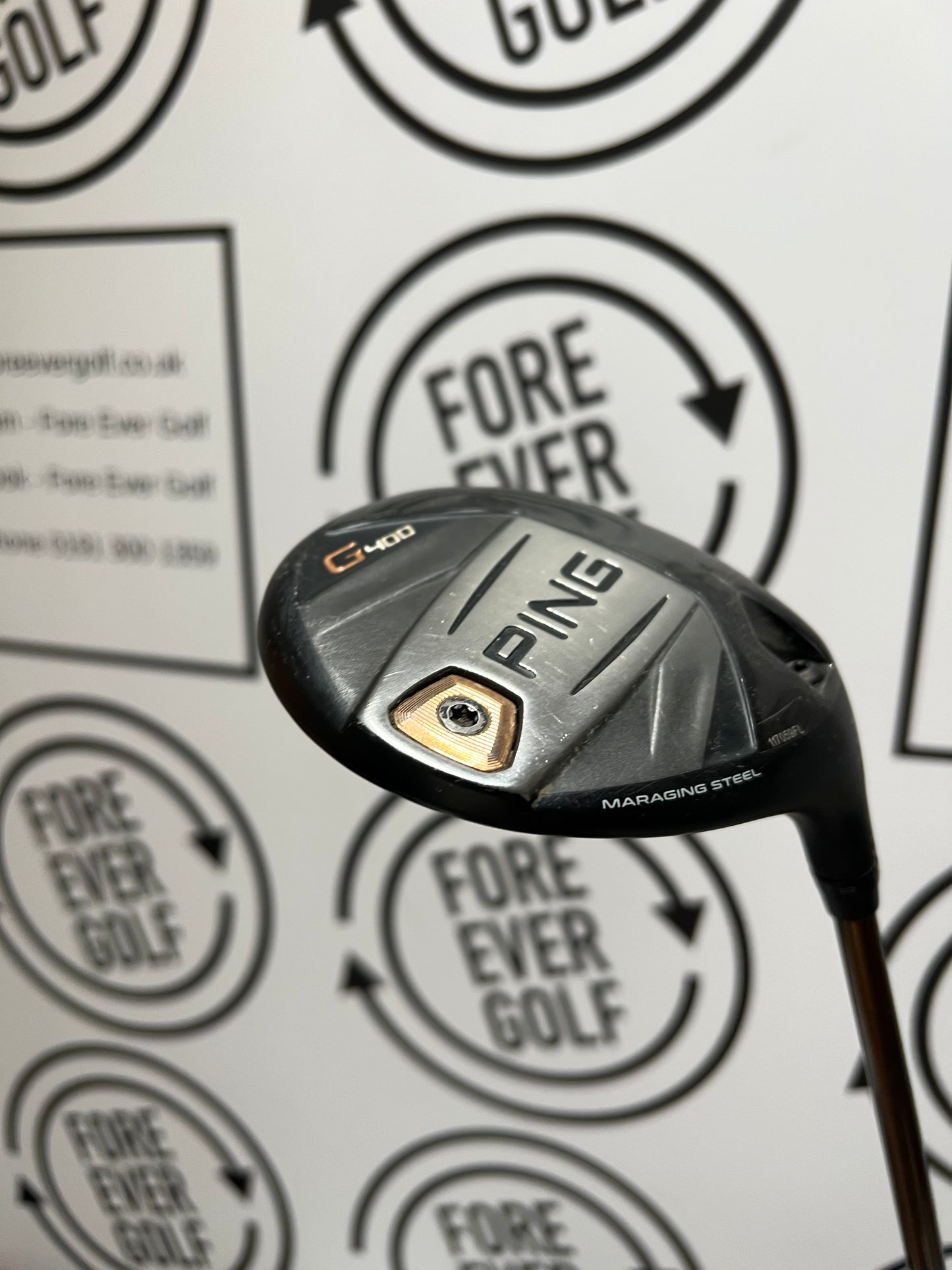 PING G400 3 WOOD / 15 Degree / Mens RH / 65g Reg Flex