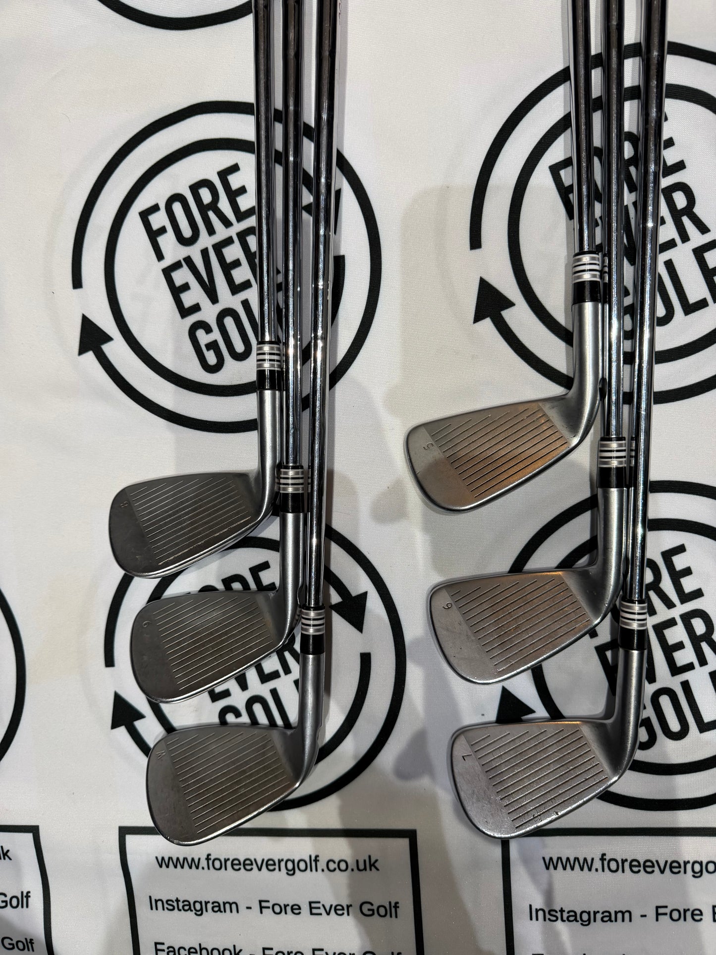 PING i200 IRONS / 5 - PW / Blue Dot / RH / 120g Stiff Flex