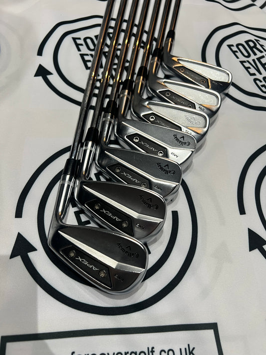 CALLAWAY APEX CB/MB (2024) COMBO IRONS / 4 - 10 / RH 120g X-Stiff Flex